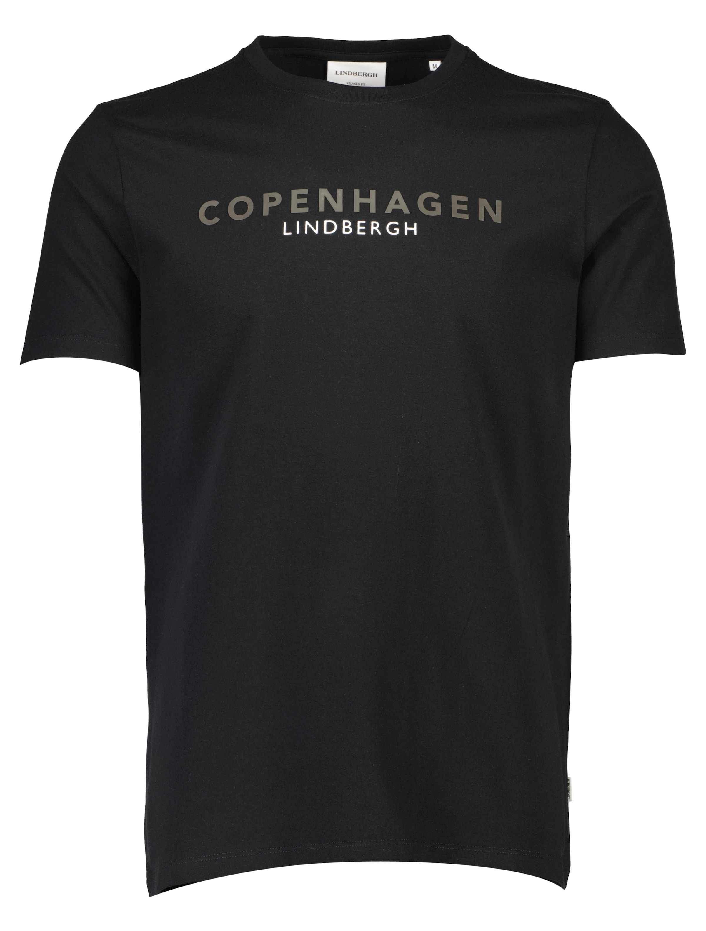 Image of LINDBERGH T-Shirt mit Logo und Rundhalsausschnitt