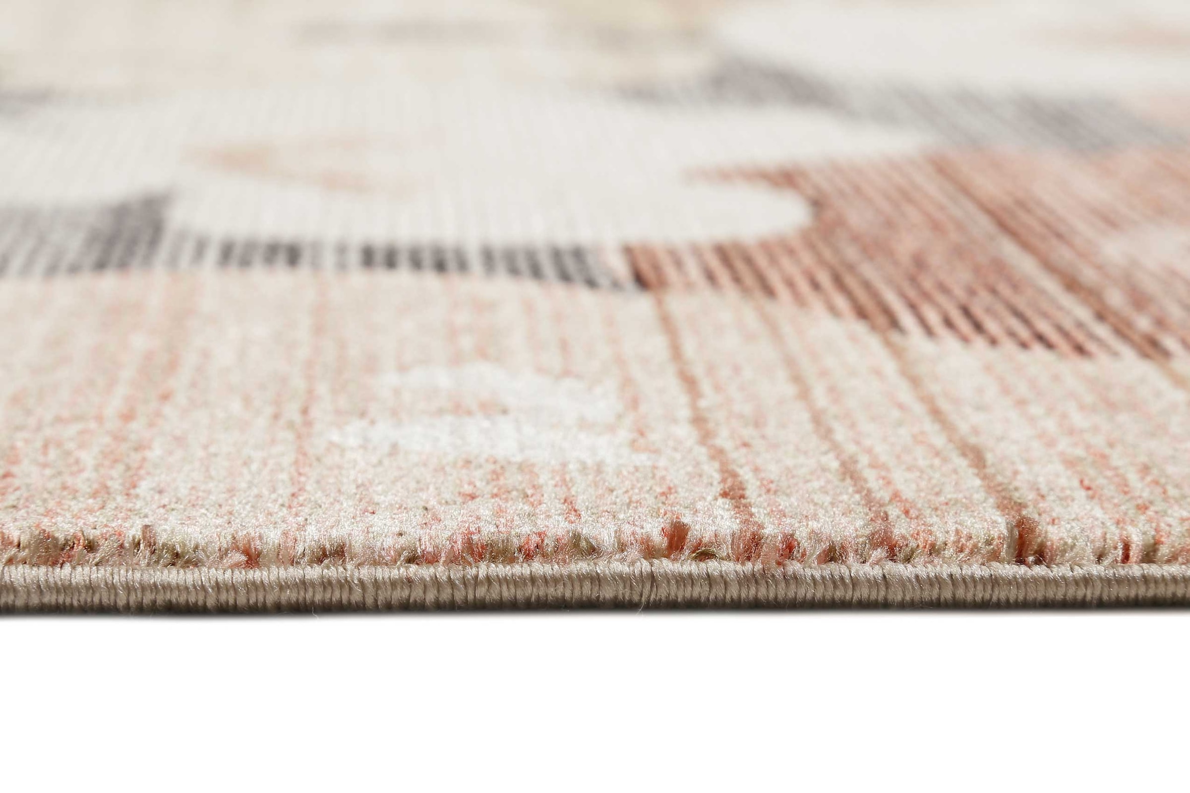 Esprit Teppich »Agneta« rechteckig 7 mm Höhe Kurzflorteppich, floral, gewebt, neutral, modern, Wohnzimmer, stilvoll