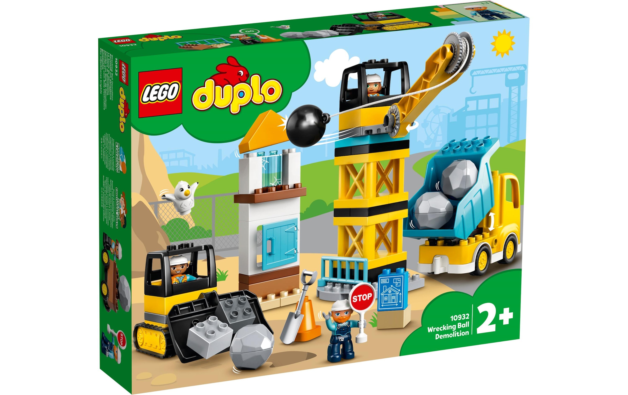 LEGO® Spielbausteine »DUPLO® Baustelle mit Abrissbirne 10932«, (56 St.)