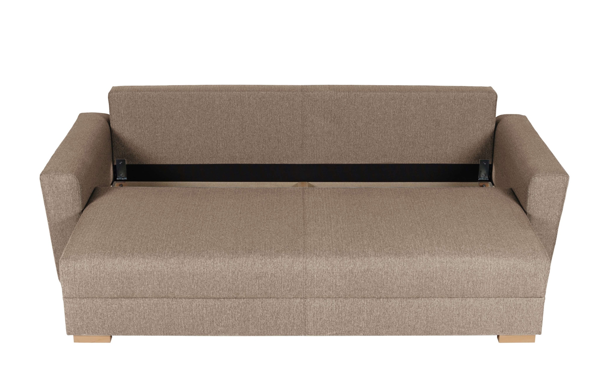 INOSIGN 3-Sitzer »MAGHERA Schlafsofa mit Bettkasten, in hochwertiger Verarbeitung«, mit Wellenunterfederung, pflegeleicht Material, B/H/T 230/92,5/79 cm