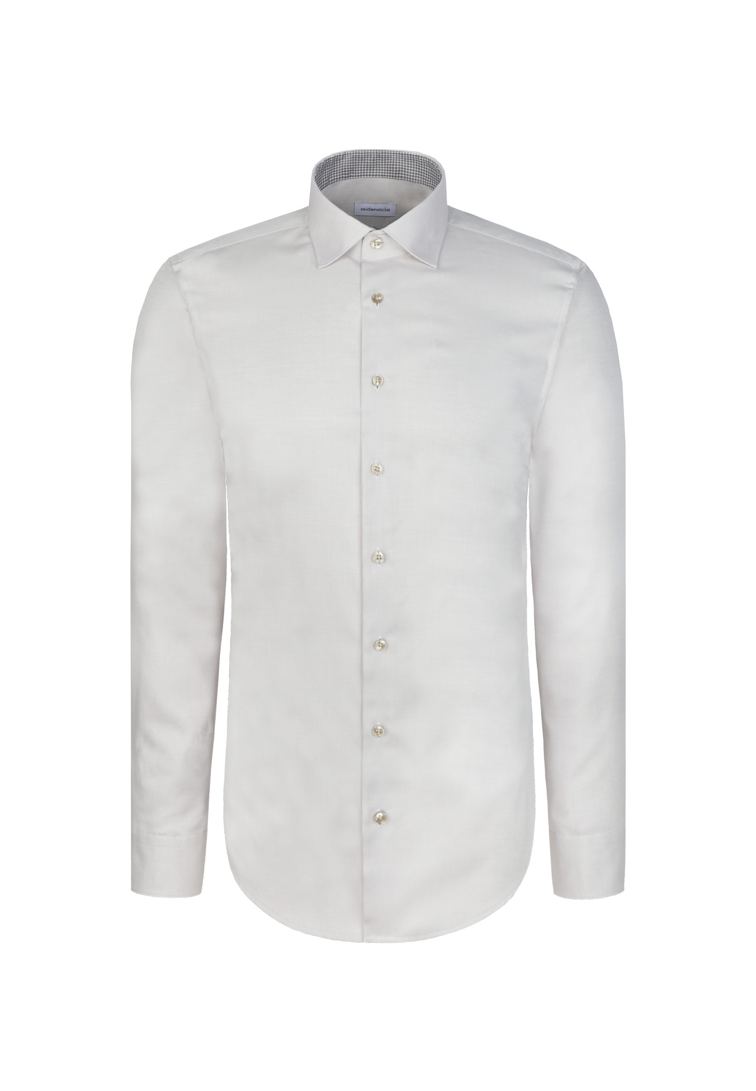 seidensticker Chemise d'affaires »Schwarze Rose« Shaped 1/1 Kentkragen Struktur