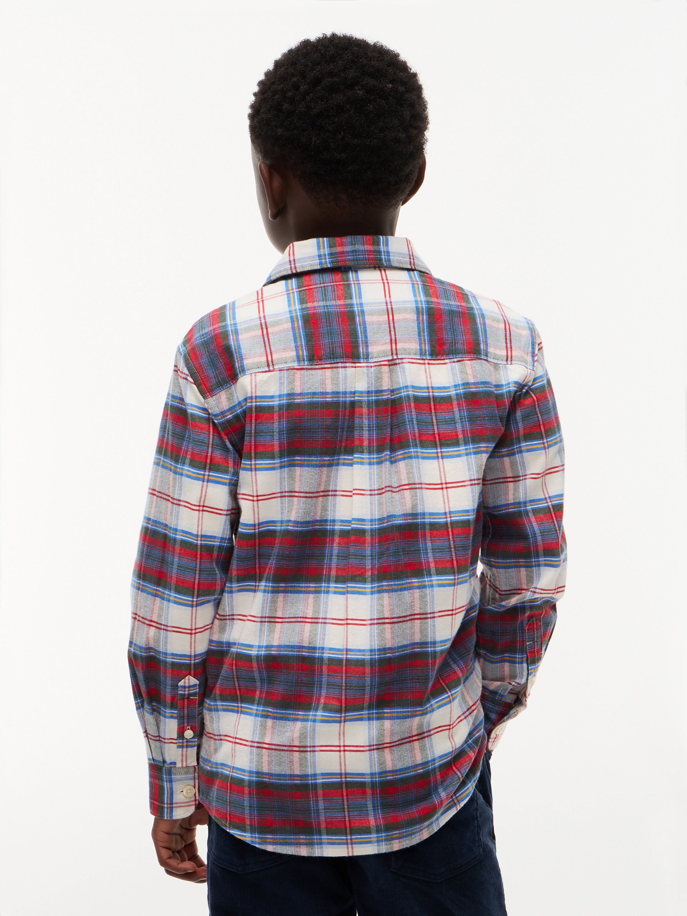 Tommy Hilfiger Chemise à manches longues Design à carreaux, coupe régulière, enfants jusqu'à 16 ans
