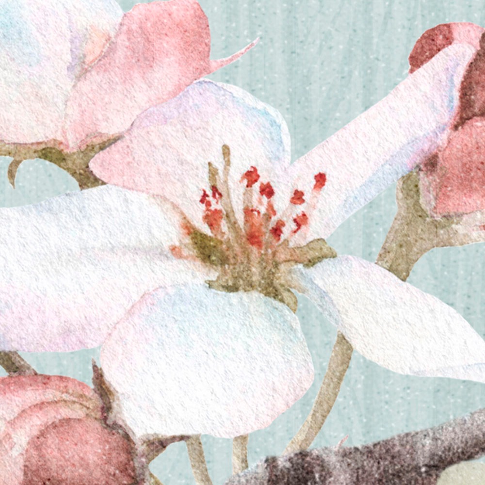 Komar Fototapete »Digitaldruck Vlies - Apple Blossom - Grösse 300 x 250 cm«, bedruckt, Wohnzimmer, Schlafzimmer