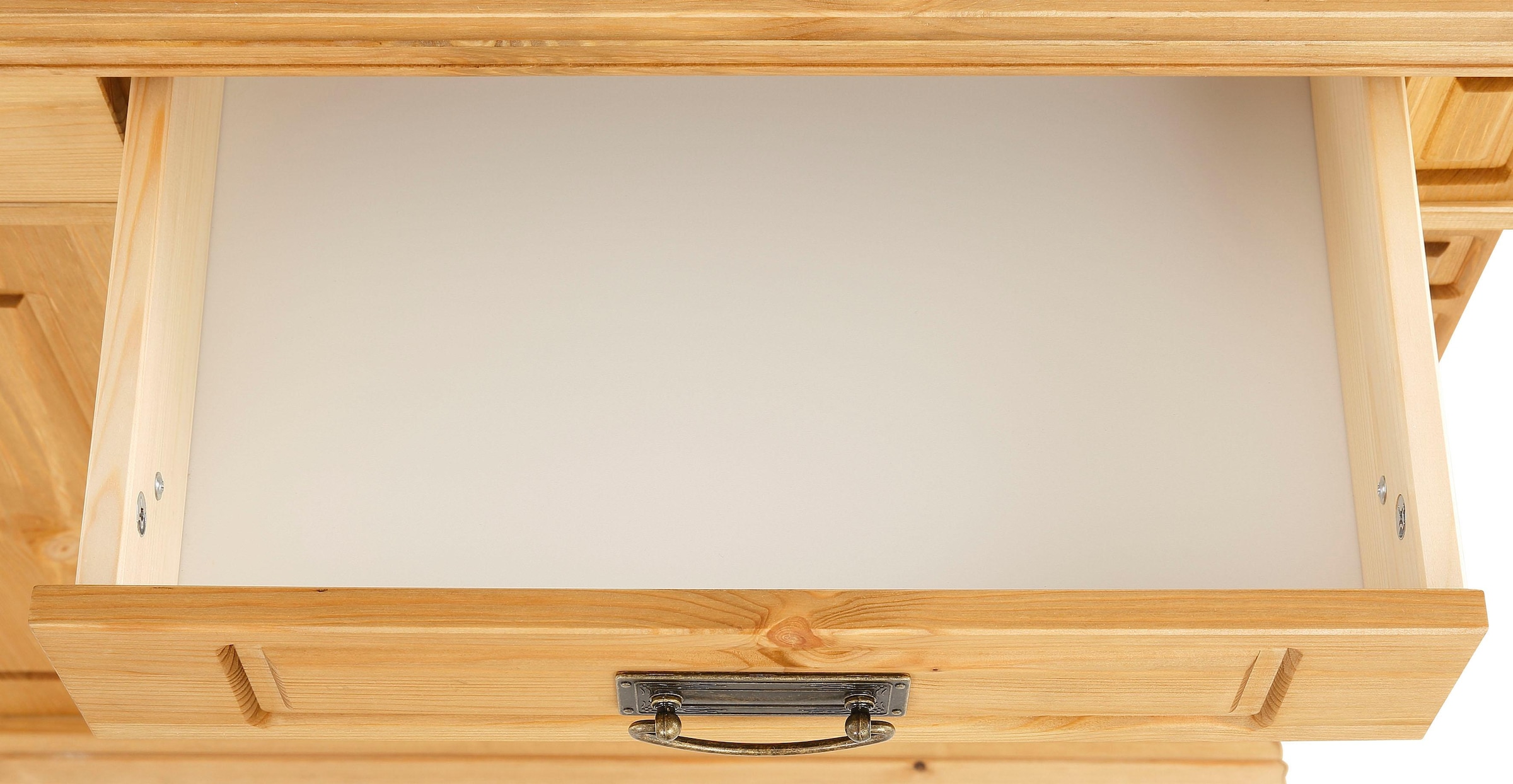 Sideboard Kommode im klassischen Landhausstil, Breite 202 cm