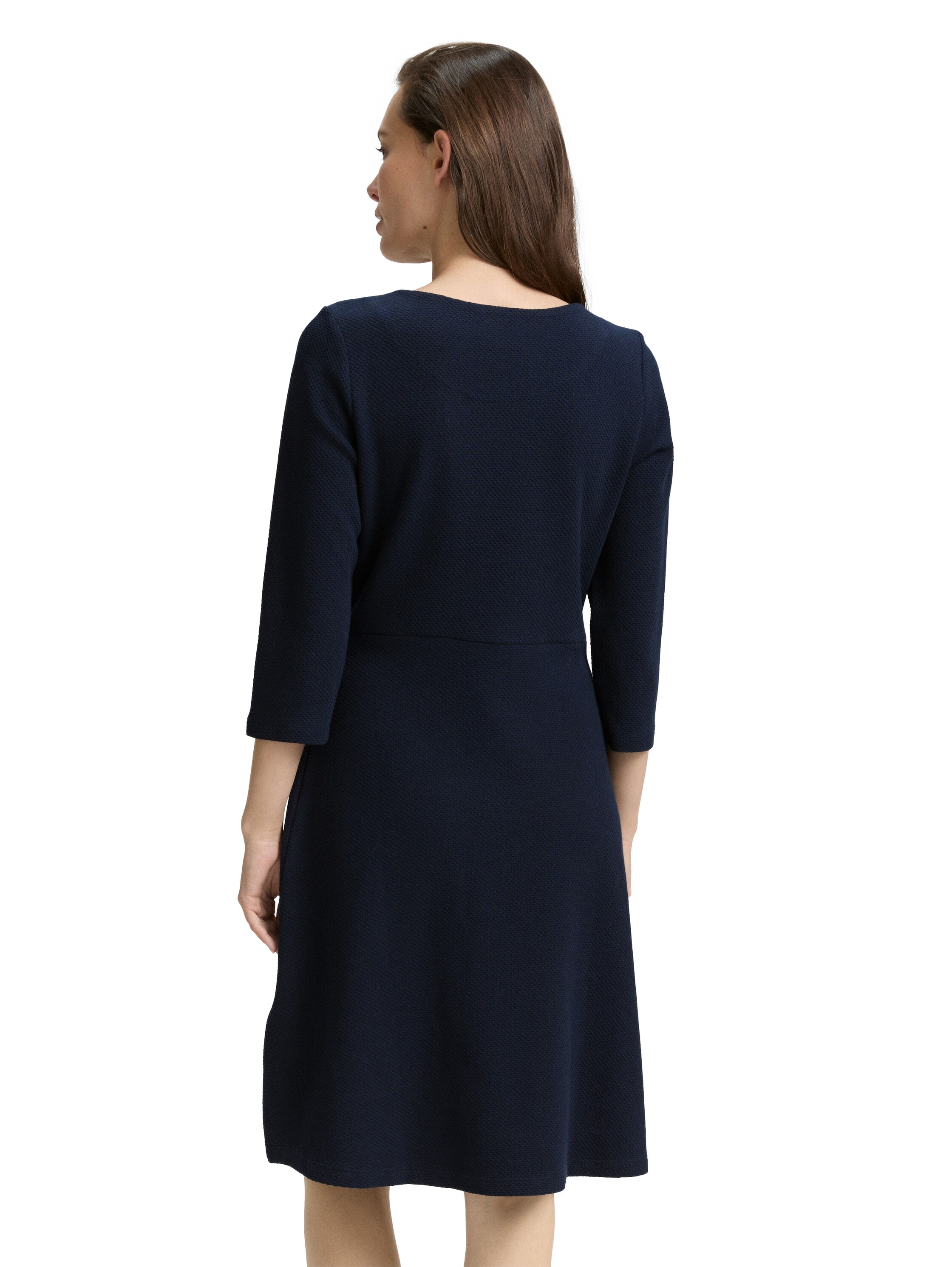 TOM TAILOR Jerseykleid, Sommerkleid mit Knopf-Details