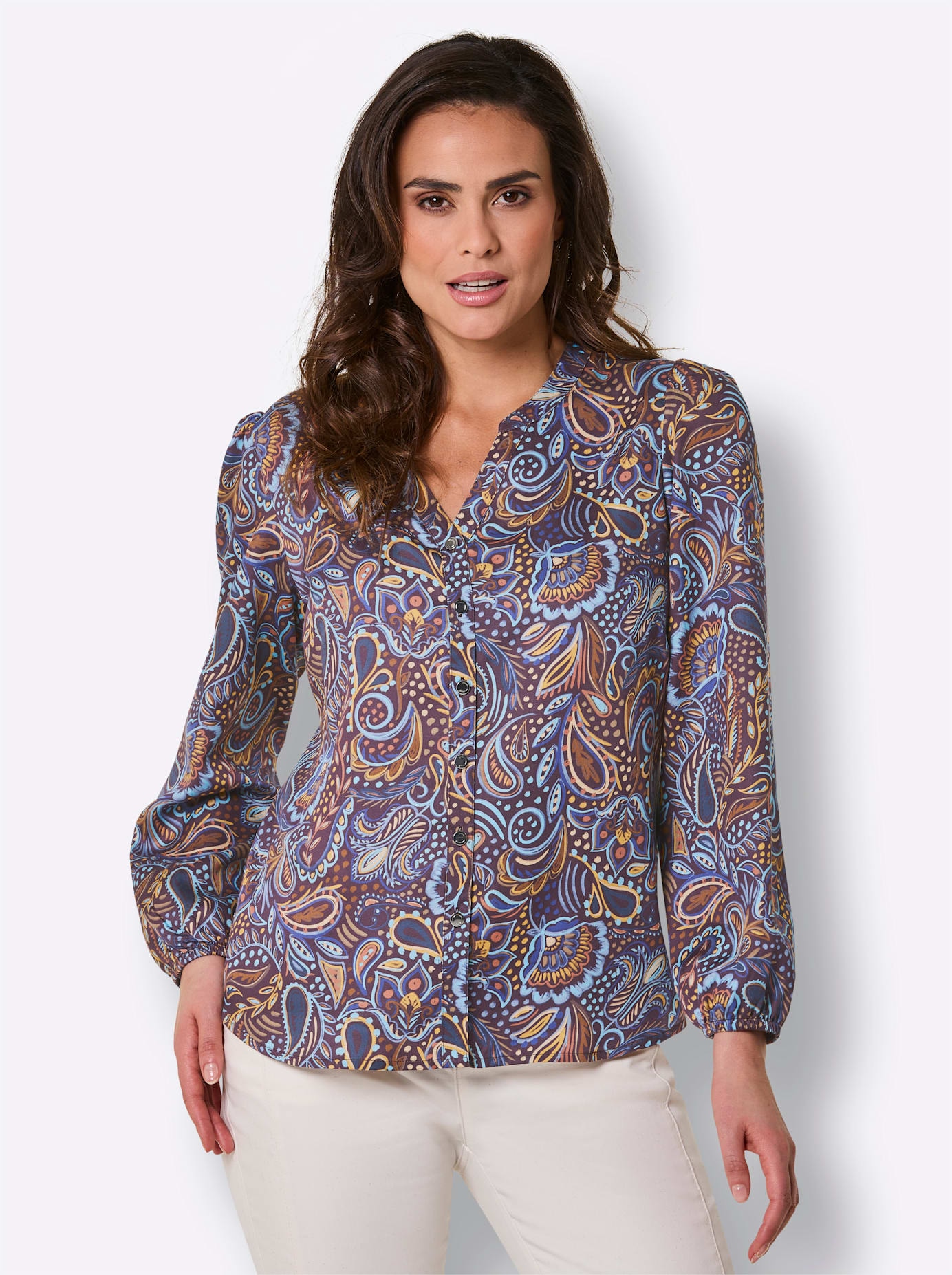 CREATION L PREMIUM Blouse à pression