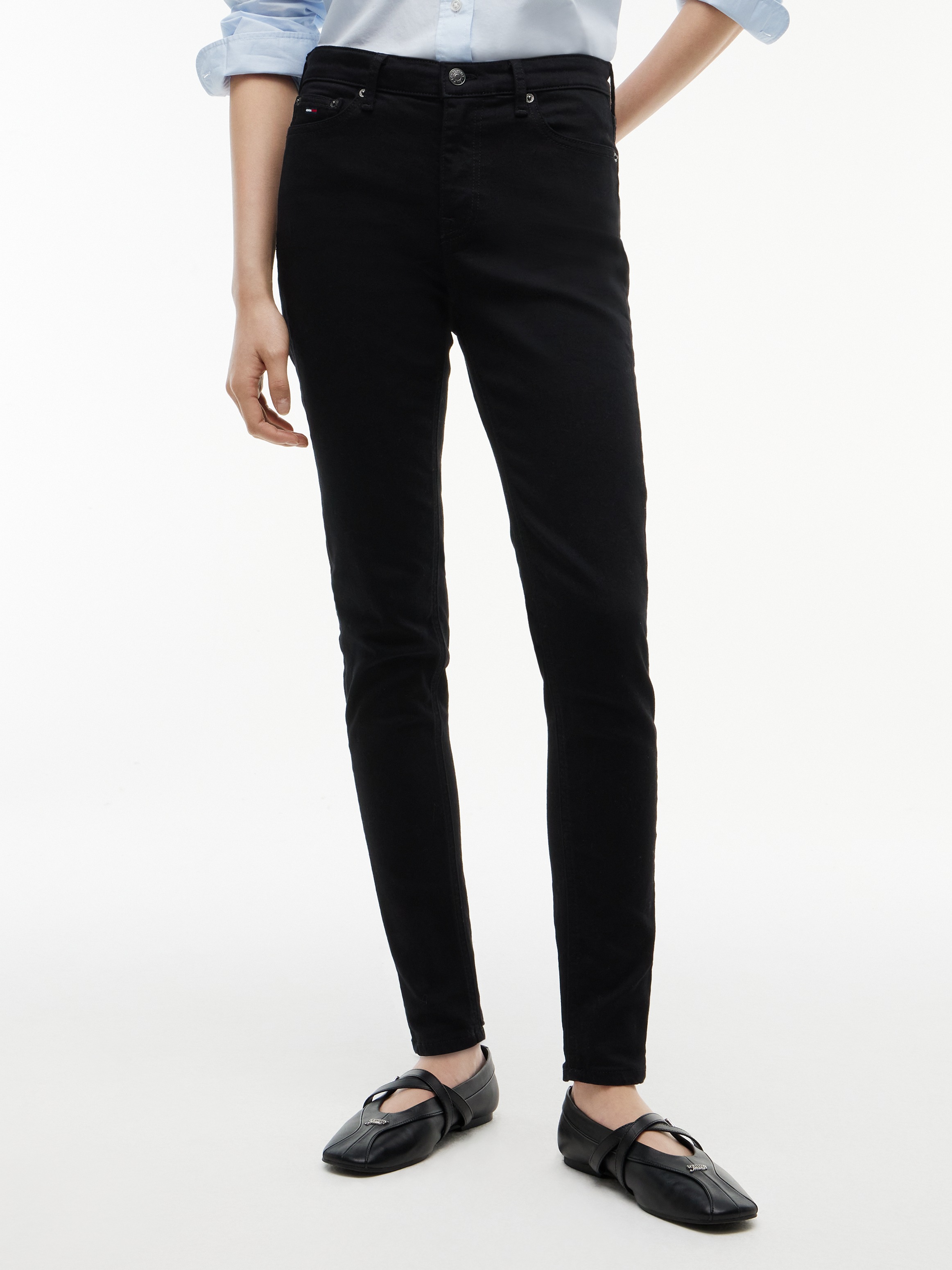 Image of Tommy Jeans Skinny-fit-Jeans "NORA MID RISE SKINNY DJ4280" Baumwollmischung
