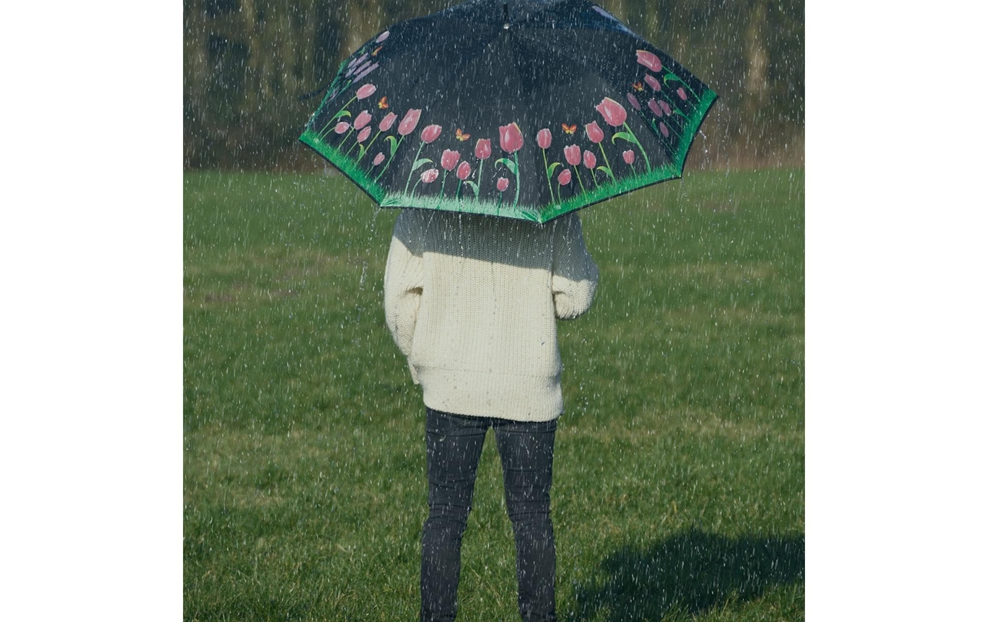 esschert design Stockregenschirm »Tulpen«