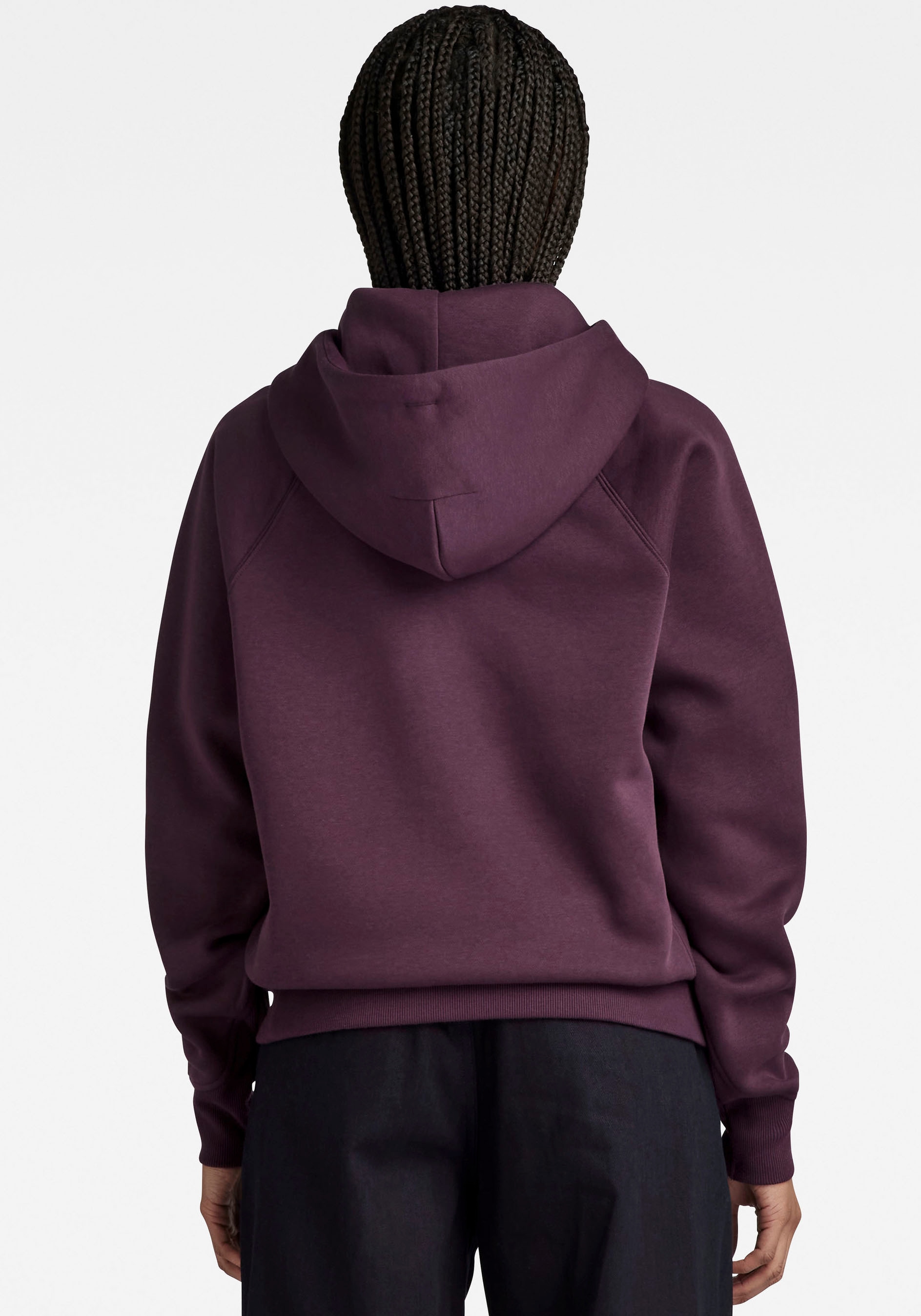G-Star RAW Sweatshirt »Premium Core 2.0 Hooded Sweatshirt«, Kapuze mit überkreuzter Vorderseite und Kordelzug