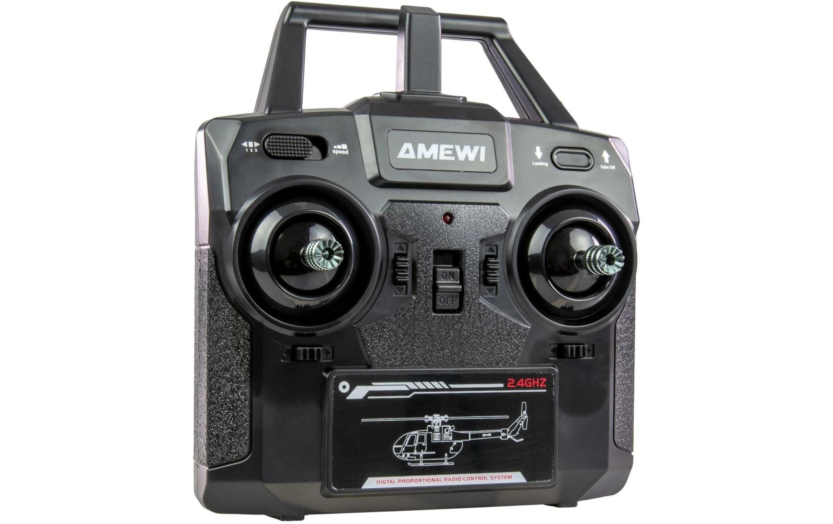 Amewi RC-Helikopter »Hughes MD500 Zivil 4-Kanal 6G RTF«, Antriebsart: Elektro Brushed, Bedienung: Fernsteuerung