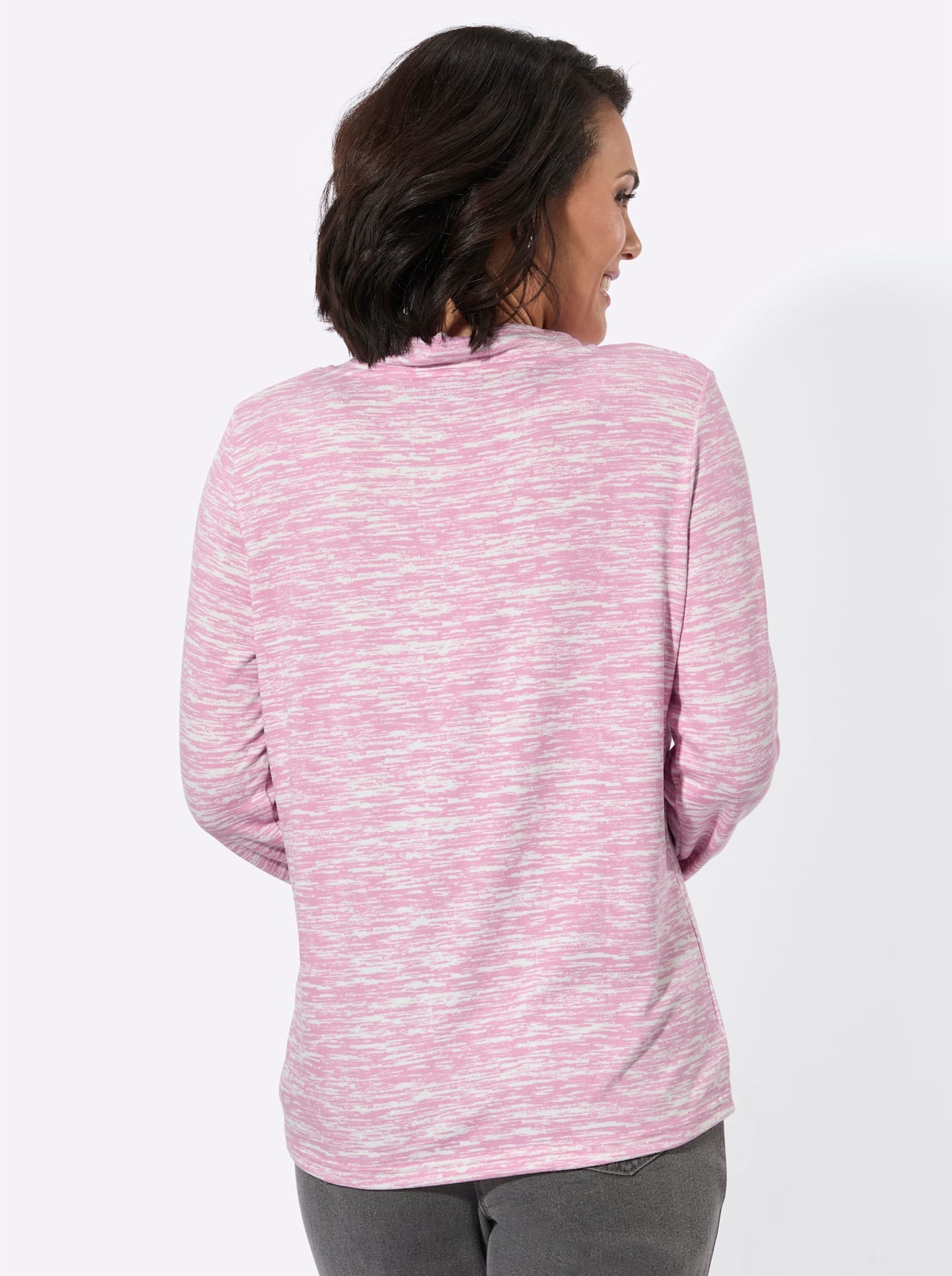 Casual Looks Stehkragenshirt »Winter-Shirt« 1