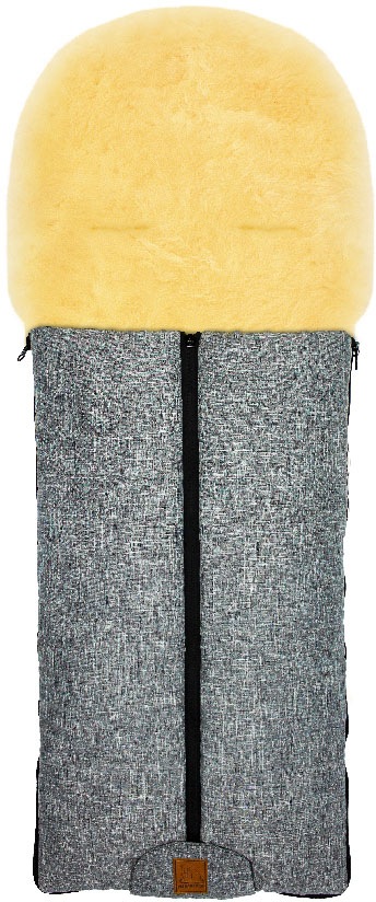 Image of Heitmann Felle Fusssack »Eisbärchen - Multifunktion Winter-Babyfusssack«, mit echtem Lammfell, für Kinderwagen und Buggy, 5 Gurtschlitze, waschbar bei Ackermann Versand Schweiz