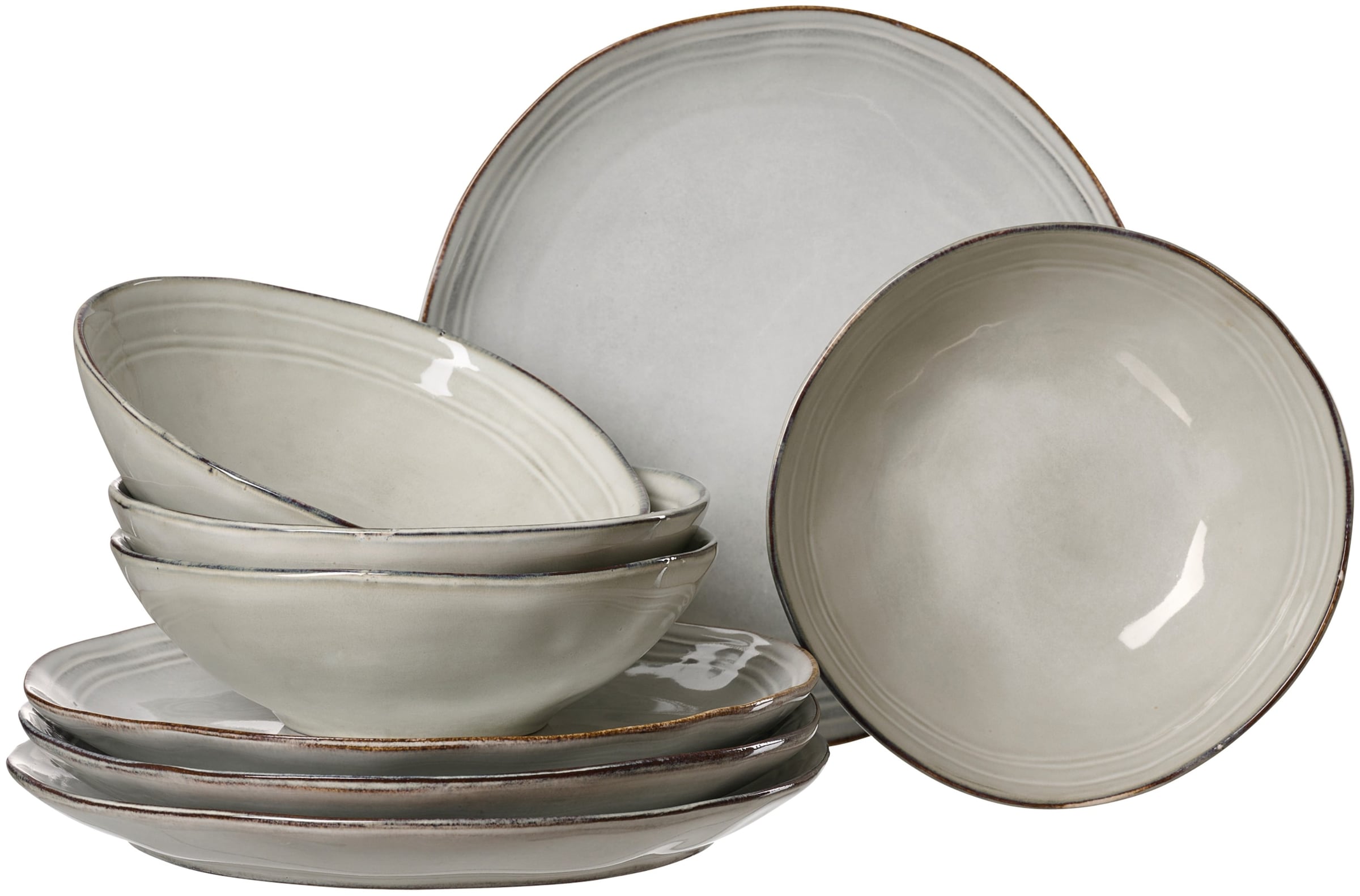 Image of Ritzenhoff & Breker Tafelservice "Kendra" Teller Set, aus Steingut für 4 Personen