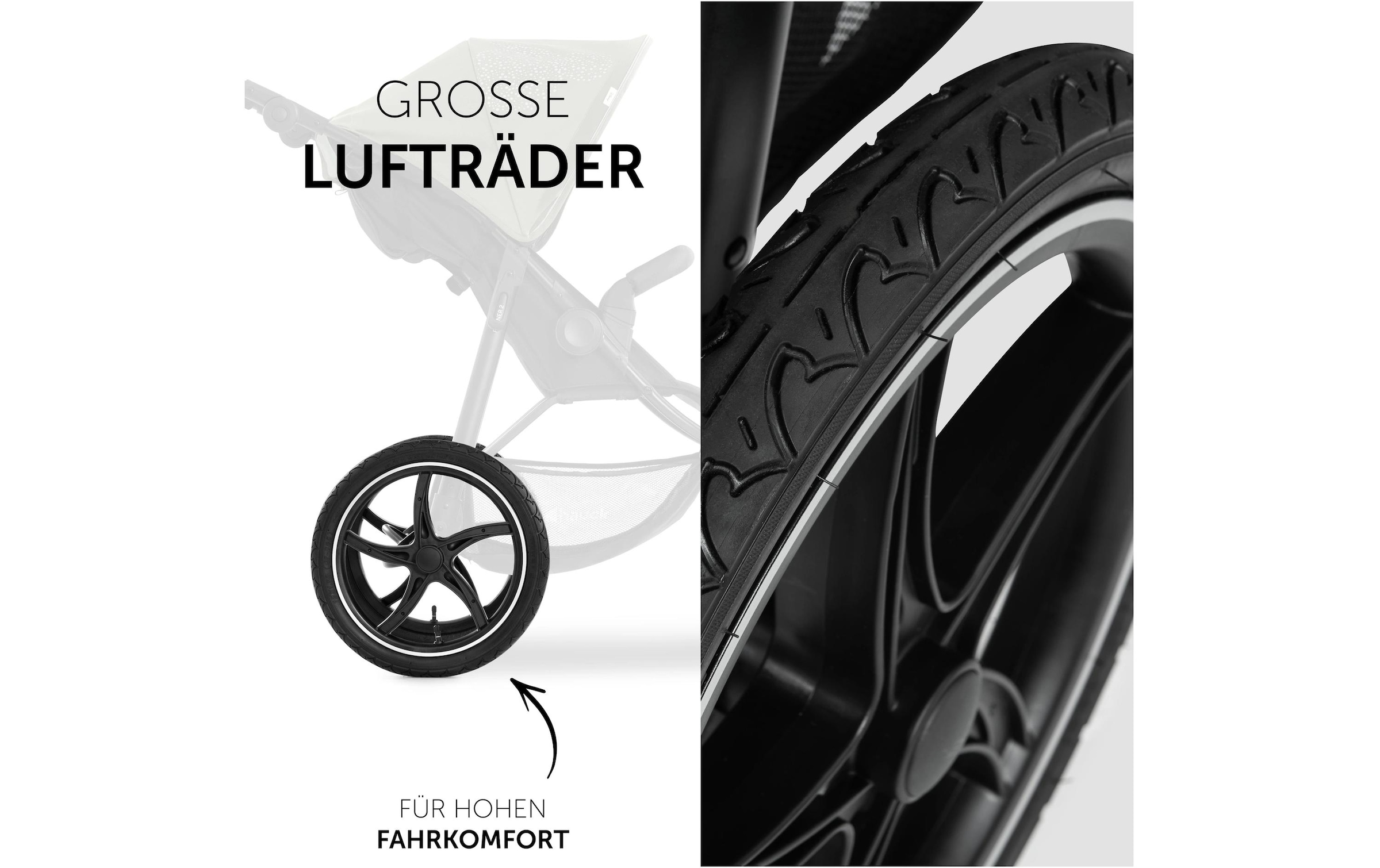 Hauck Kinder-Buggy »Runner 2 Mickey Mouse« 25 kg