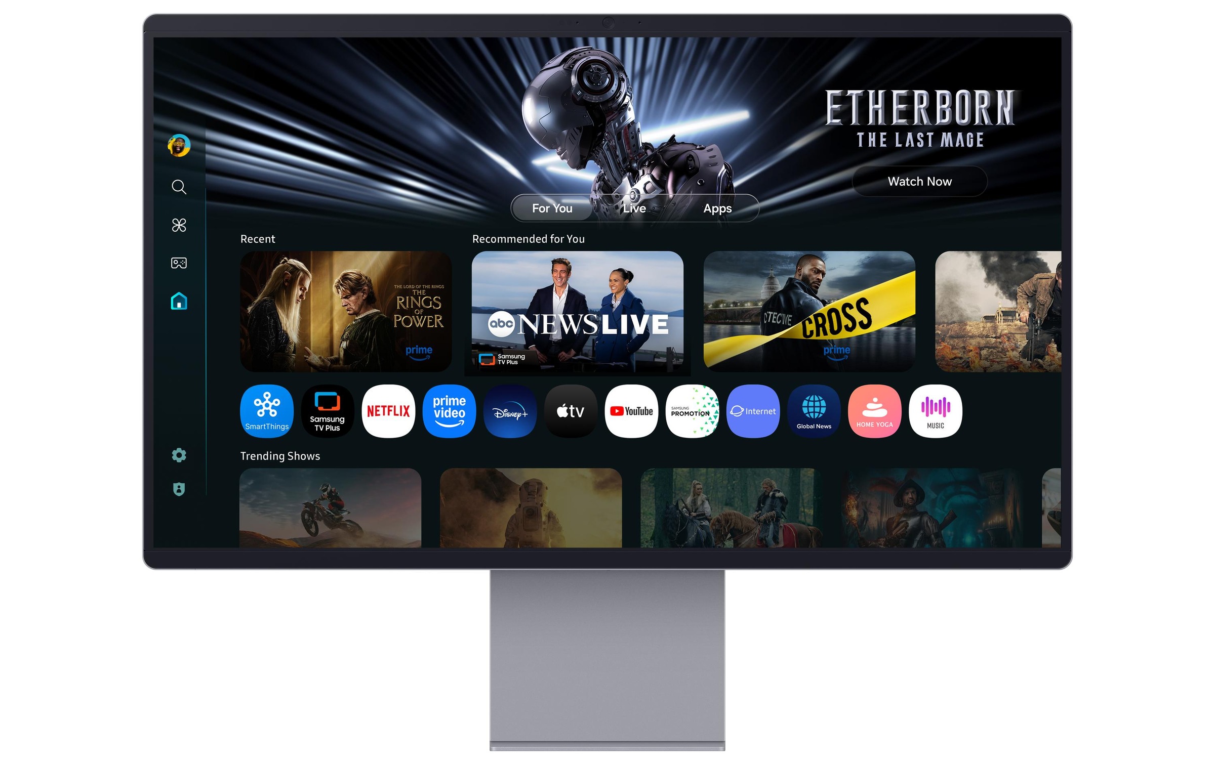 Image of Samsung Smart Monitor "S32FM900SU" 80 cm/32 ″ 3840 x 2160 px 0,03 Reaktionszeit 165 Hz
