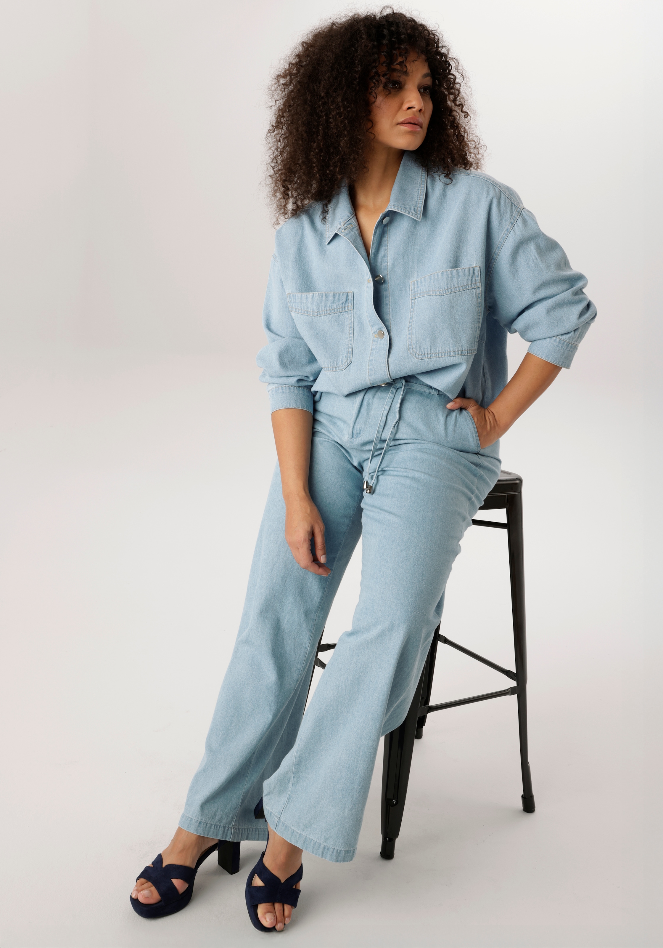 Aniston PLUS Jeans large mit elastischen Bund - NEUE KOLLEKTION