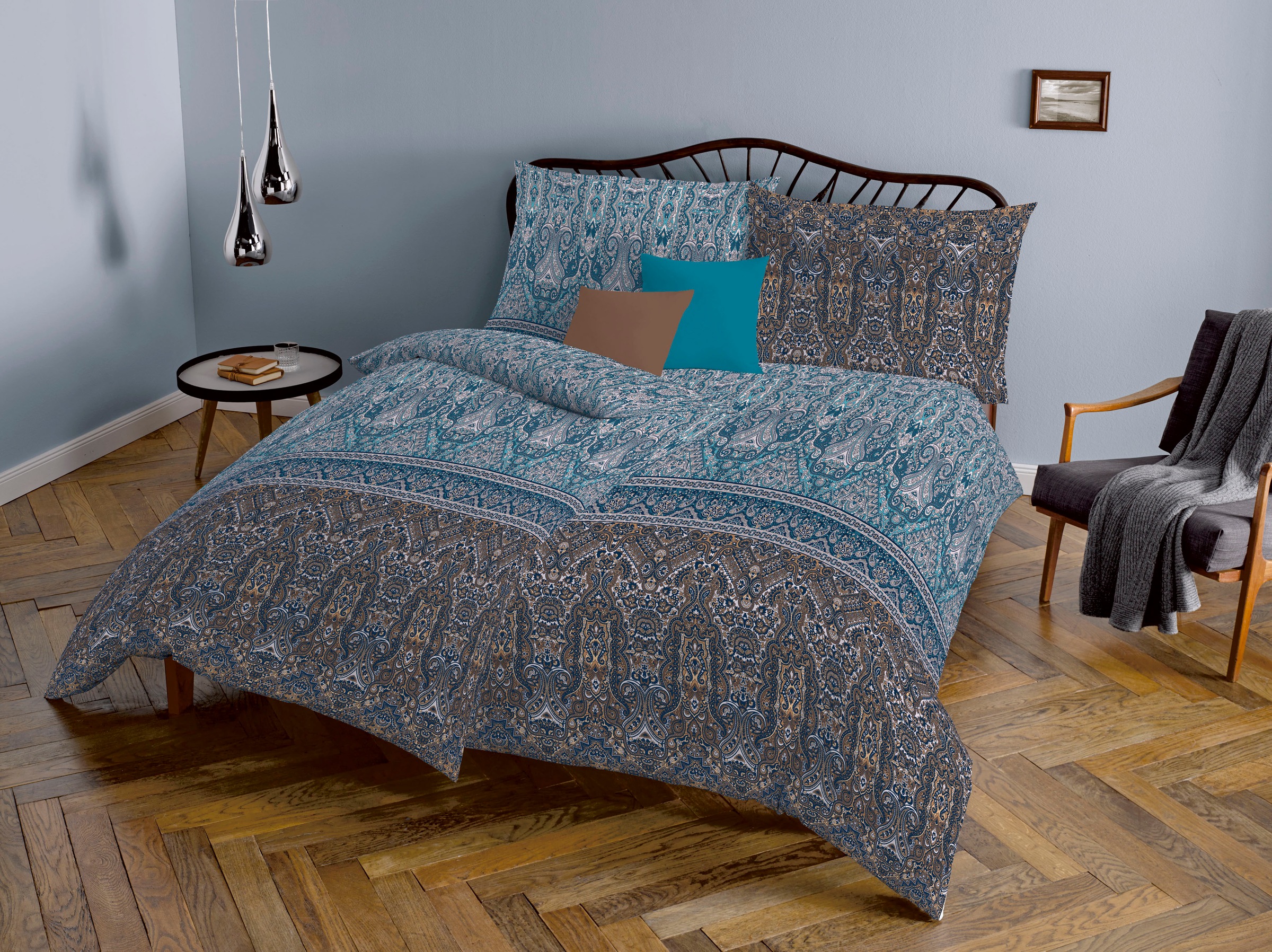 fleuresse Bettwäsche »Davos«, Feinbiber, Baumwolle, in Gr. 135x200, 155x220, 200x200cm