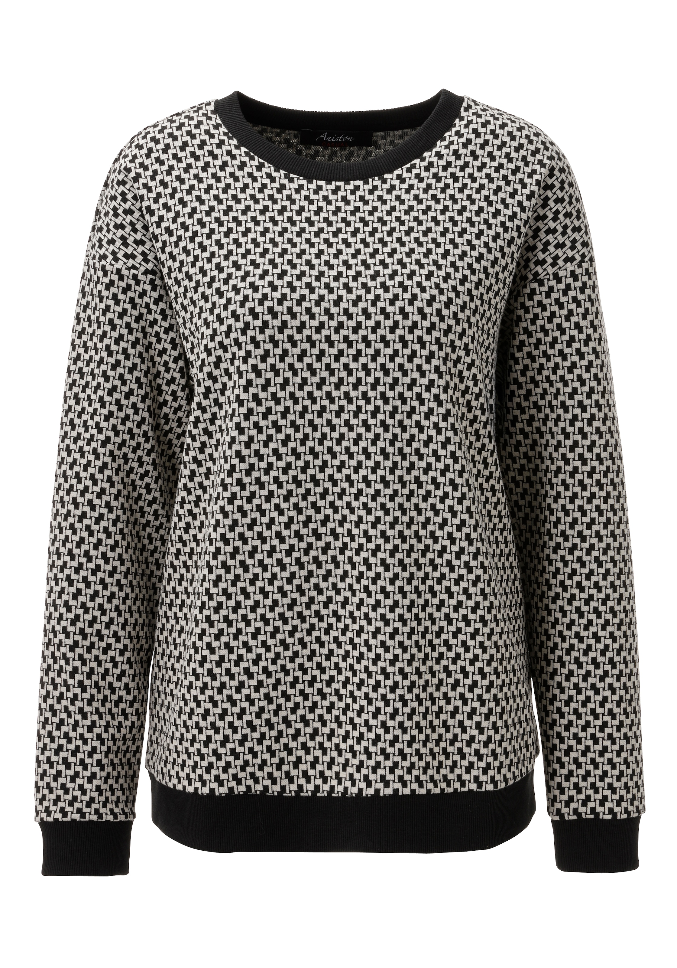 Aniston CASUAL Sweat-shirt , avec motif minimaliste graphique - NOUVELLE COLLECTION
