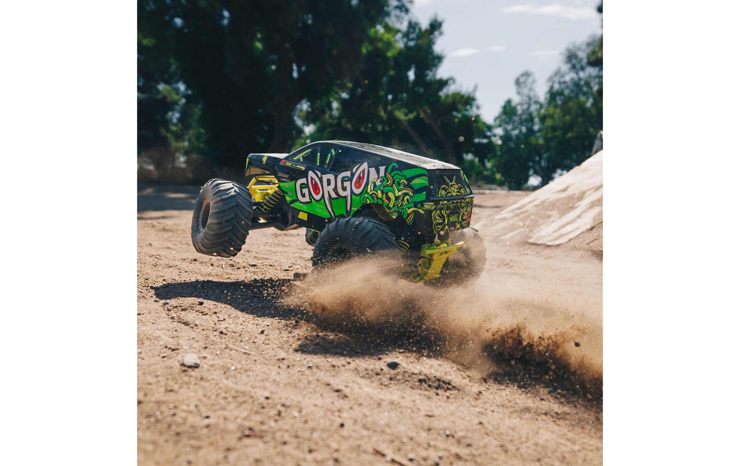 RC-Boot »Arrma Truck Gorgon MEGA 550 RWD Gelb RTR«