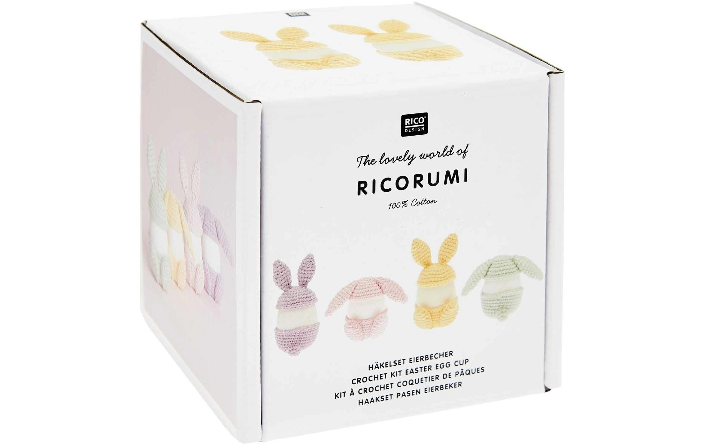 Rico-Design Verlag Set créatif »Häkeln Ricorumi Eierbecher«