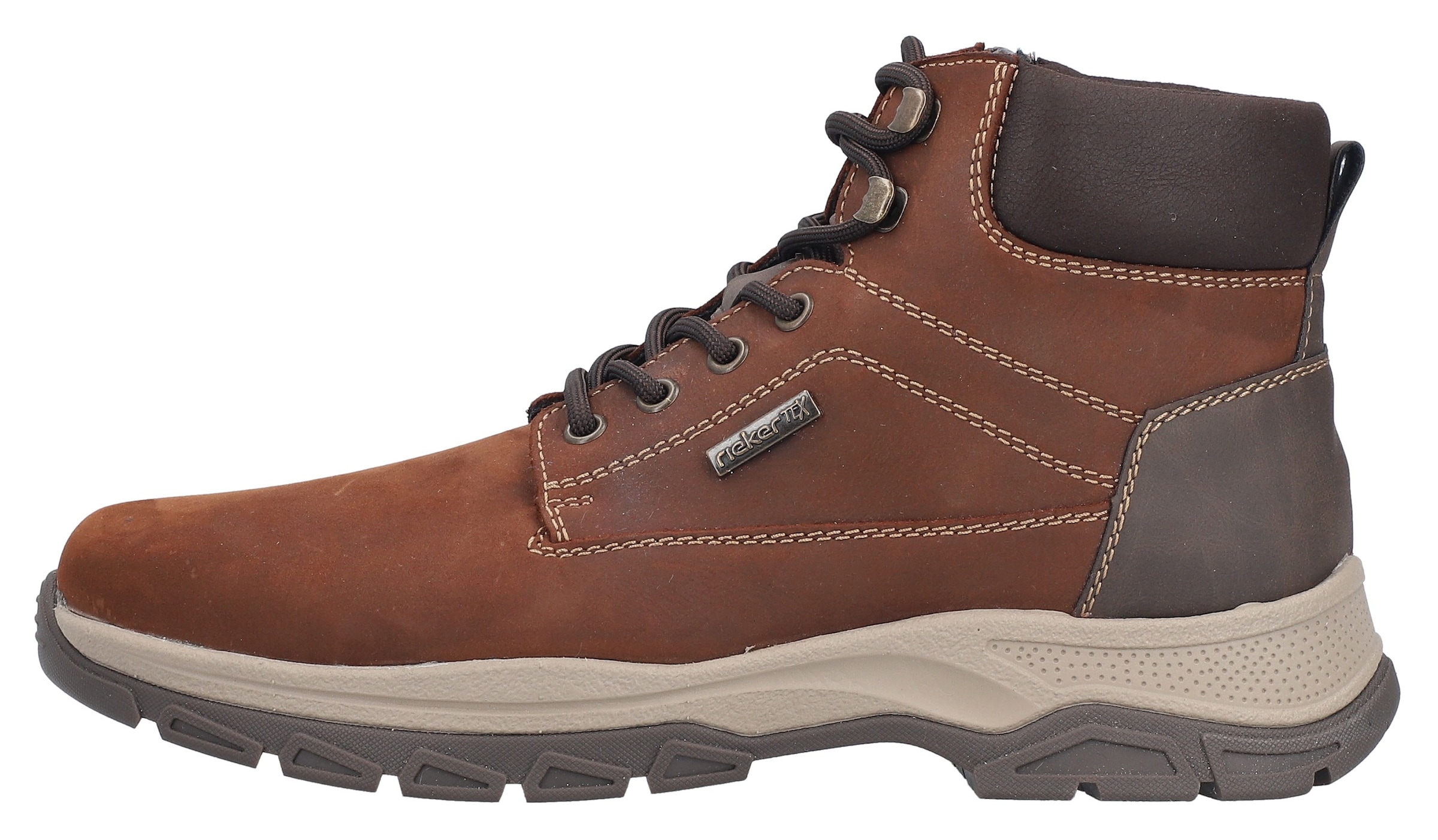 Rieker Bottes d'hiver  Bottines à lacets, bottines, chaussures outdoor avec fermeture éclair intérieure