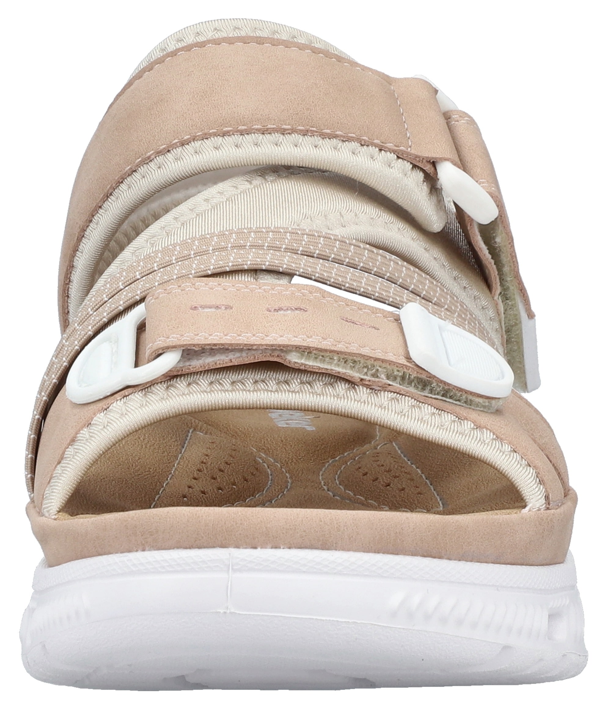 RIEKER Sport Sandale de trekking  Outdoorsandale, Sommerschuh, Sandale mit praktischen Klettverschlüssen