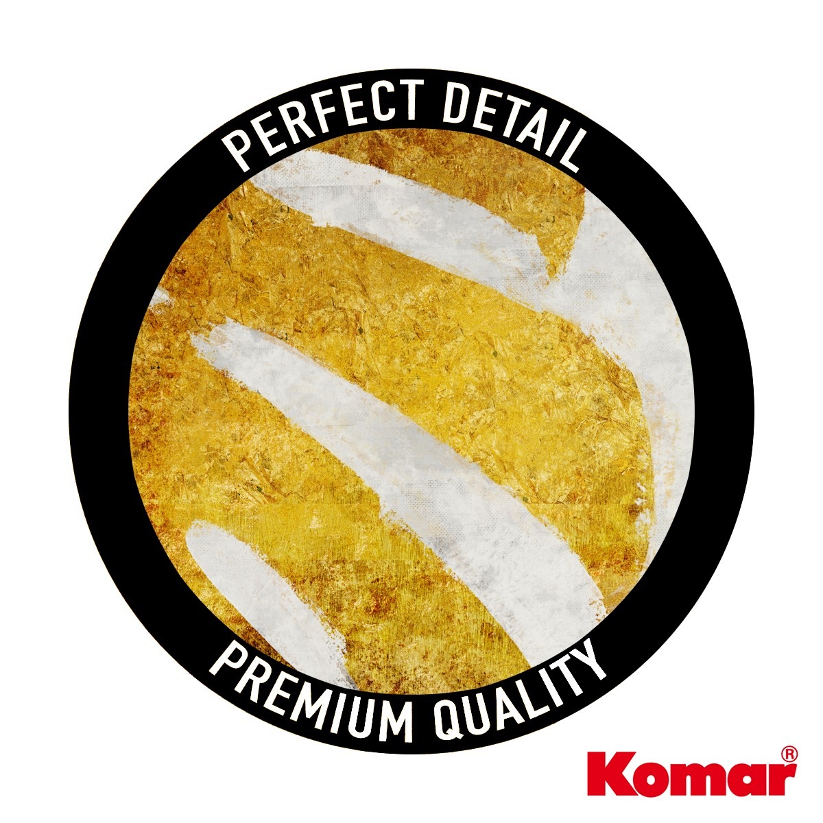 Komar Fototapete »Vlies Fototapete - Golden Monstera - Grösse 300 x 250 cm« Motiv | bedruckt glatt