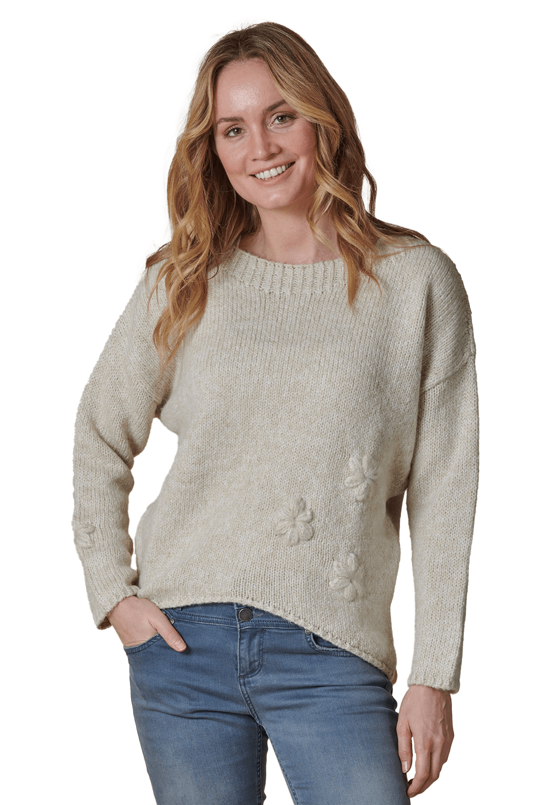 Image of Zhrill Strickpullover "ZHNINA" mit langen Ärmeln, aus Polyacryl, Polyamid und Nylon, Regular Fit