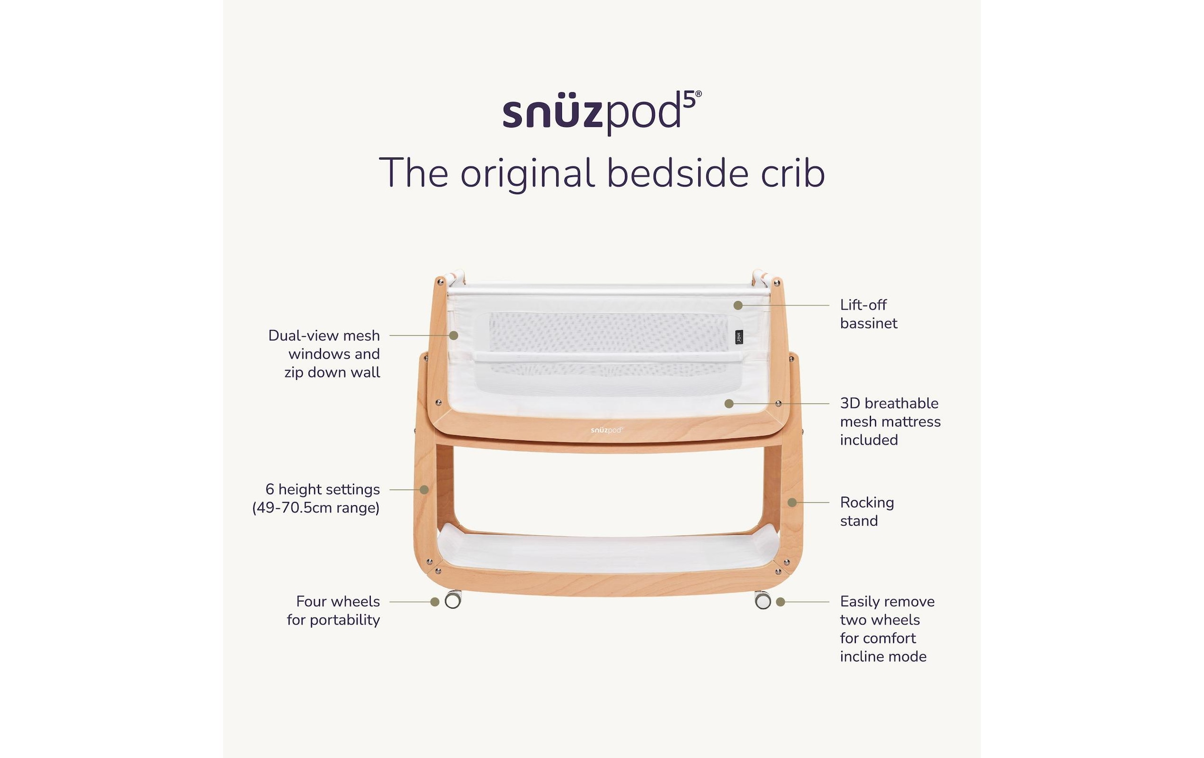   Housse de protection pour matelas »Snüz Pod 5 Matratzenschoner 118 x 68 cm«