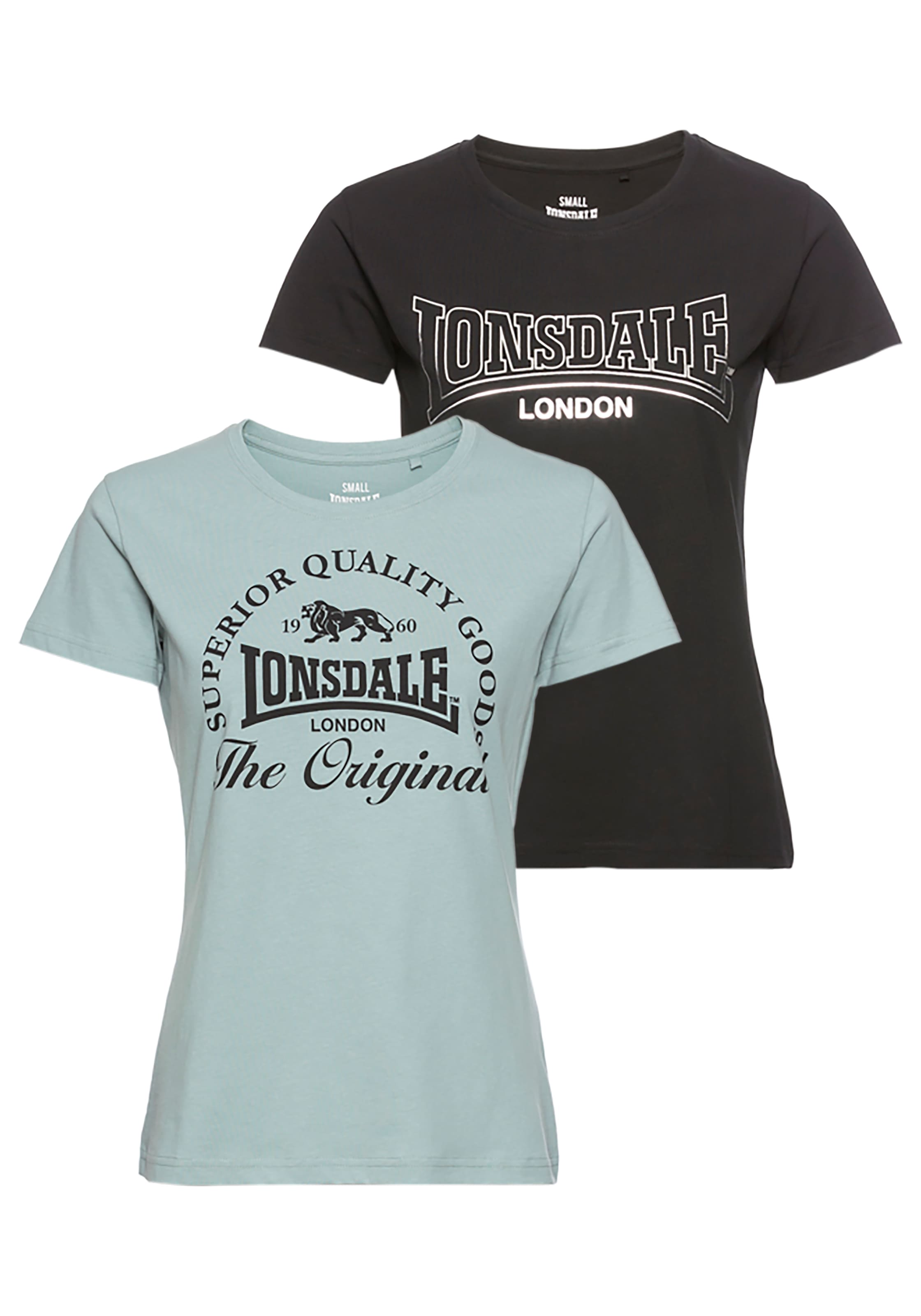 Image of Lonsdale T-Shirt "ROWRAH" Packung, 2 Stk.
