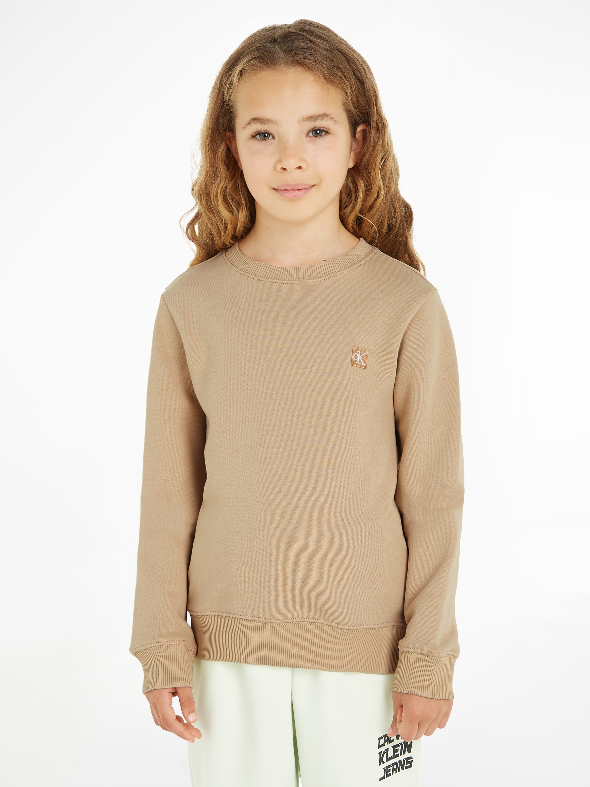 Sweatshirt »MONOGRAM MINI BADGE CREWNECK«, für Kinder bis 16 Jahre