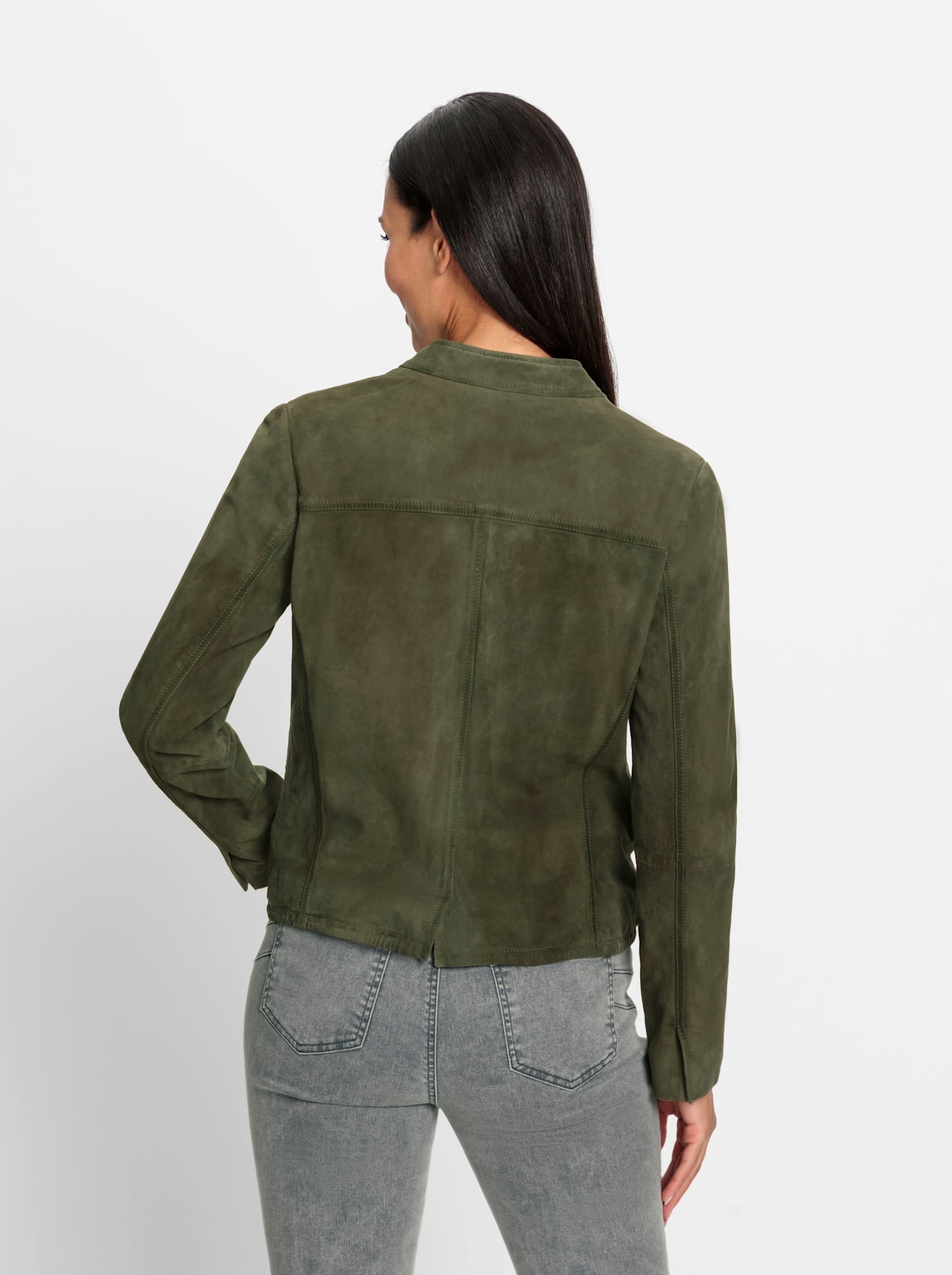 heine Lederjacke, ohne Kapuze