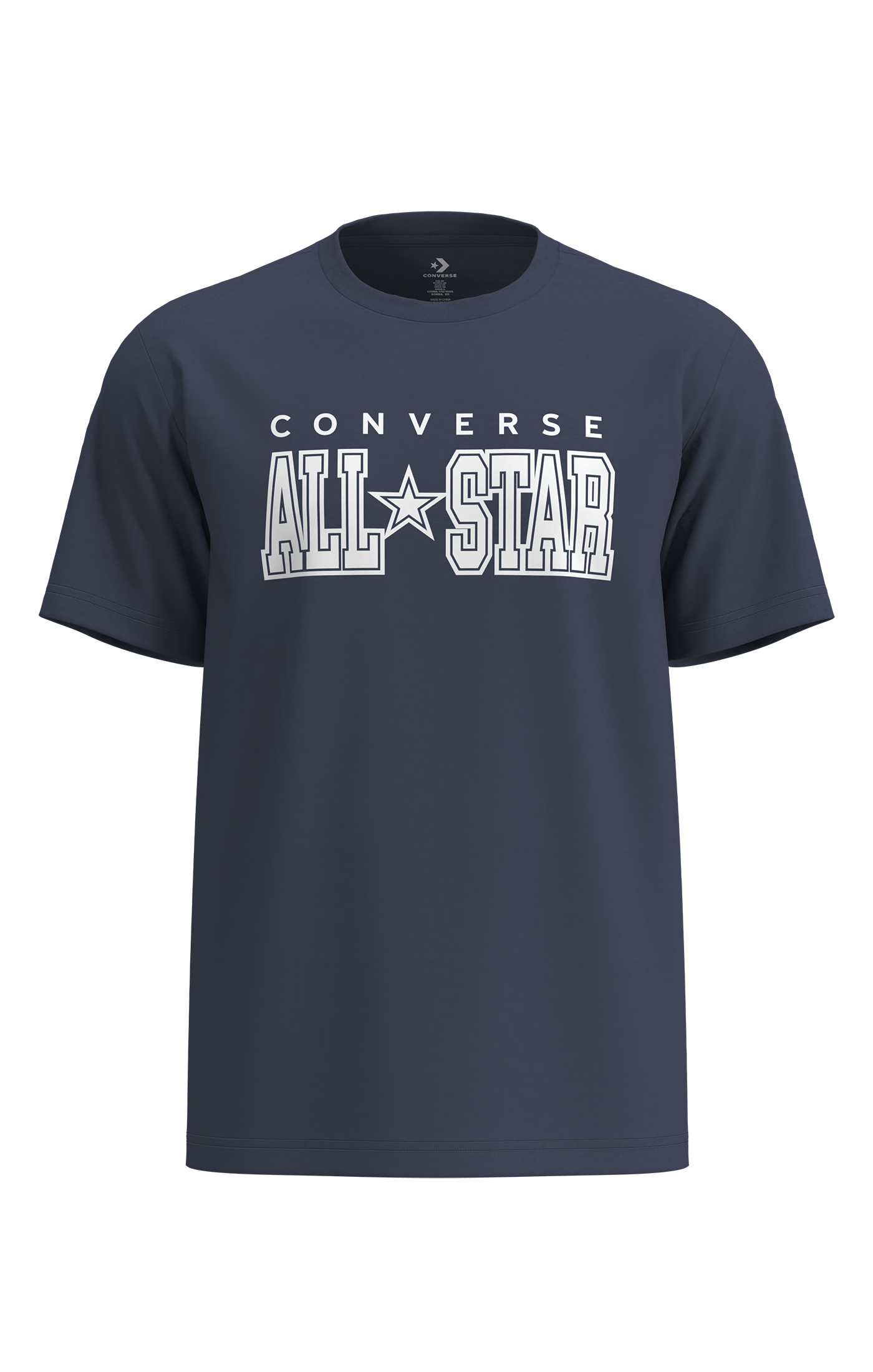 Image of Converse T-Shirt "CONVERSE ARCH ALL STAR TEE" sportliche Passform, Kurzarm, mit Logodruck, Rundhalsausschnitt