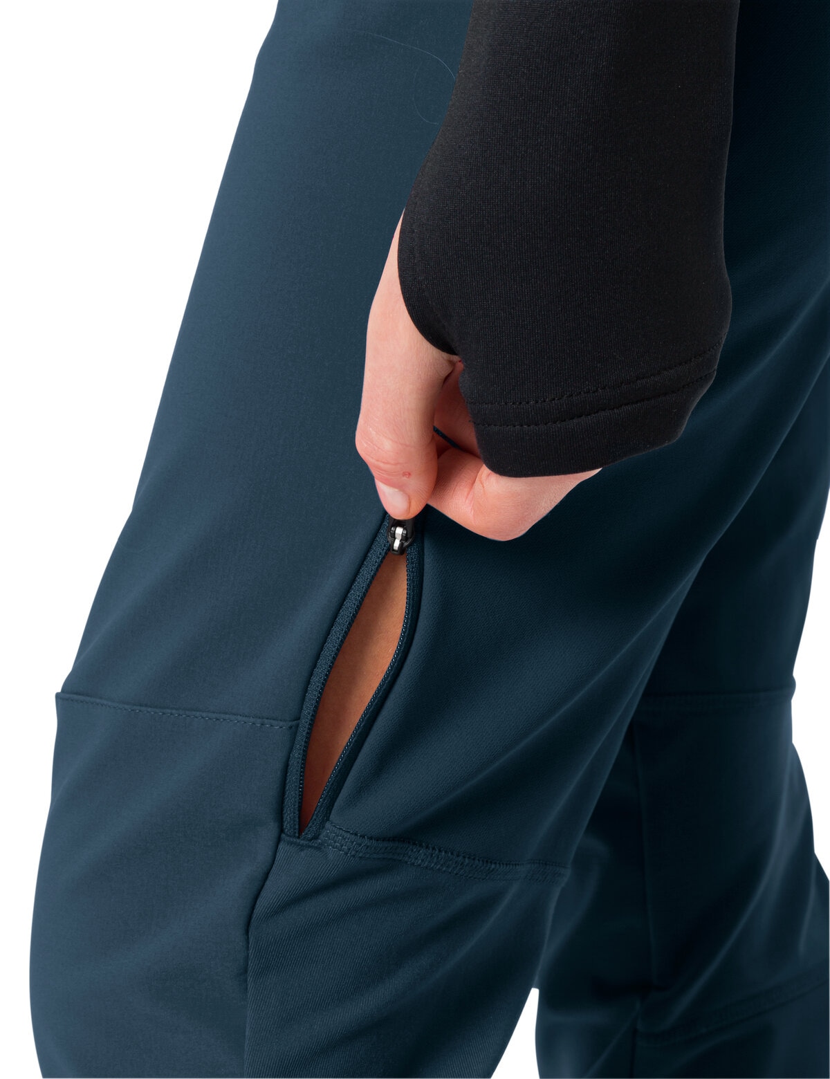 VAUDE Pantalon de plein air »Wo Larice Pants IV«  avec trois zones de matériau, tissu softshell coupe-vent
