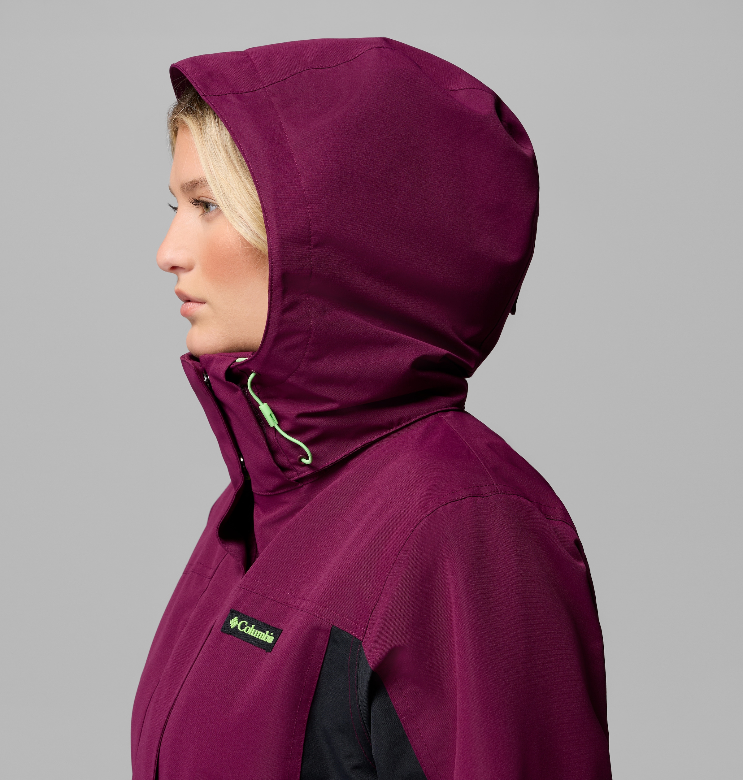 Columbia Veste fonctionnelle 3 en 1 »Bugaboo IV Fleece Interchange Jacket« 2 cuis tlg. matériau déperlant et coupe-vent, isolant thermique