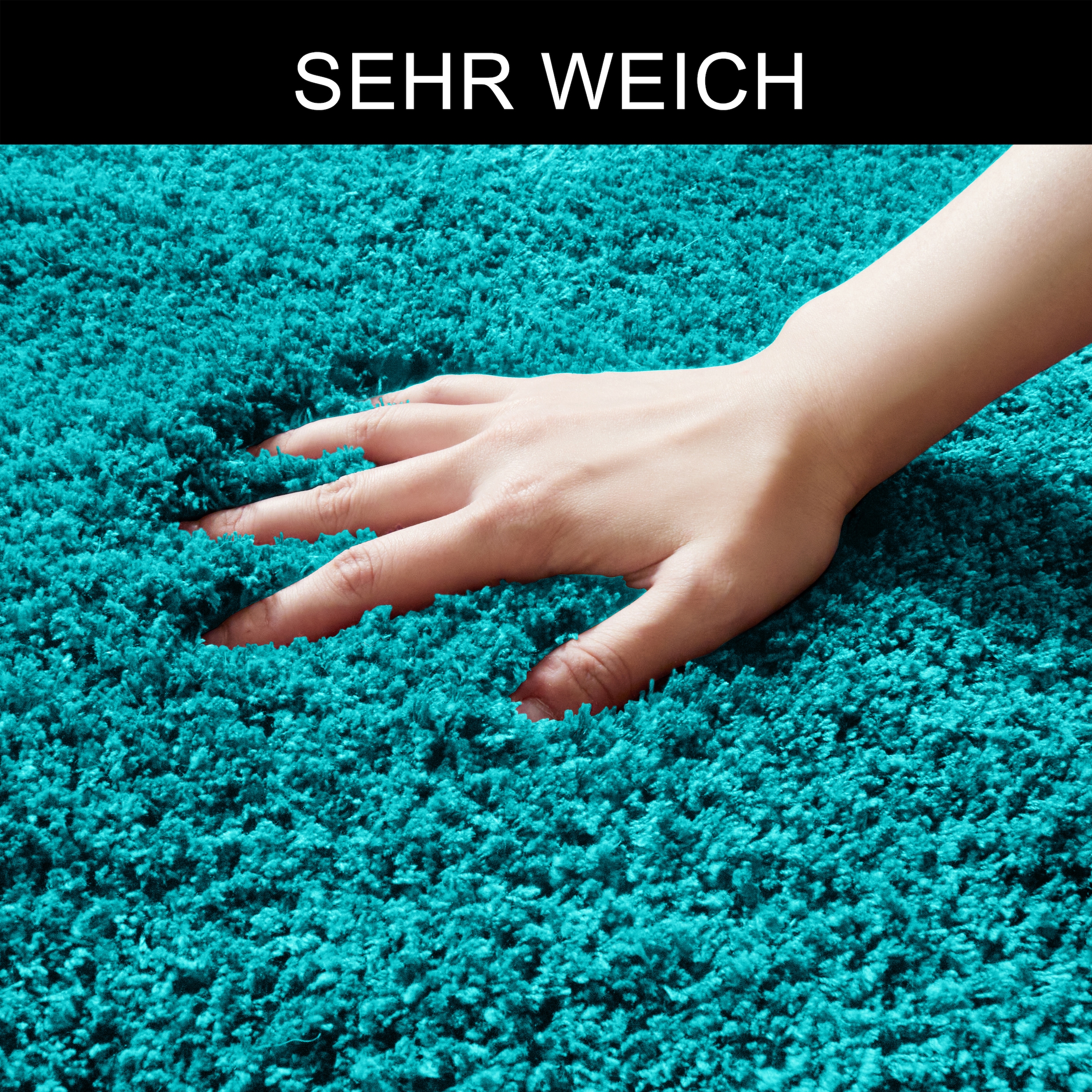 Möve Tapis de bain »Superwuschel, Badvorleger, Badezimmer Teppich« Höhe 40 mm Mikrofaser-Badematte, Badteppich, rechteckig, rund & als 3-tlg. Set
