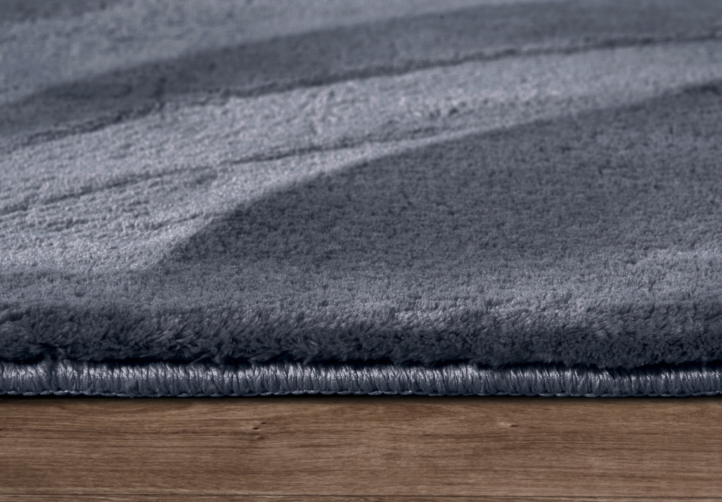 Villeroy & Boch Teppich »Leon« rechteckig 15 mm Höhe Langflor, Shaggy, uni, flauschig weich, glänzend, Kaninchenfell Haptik