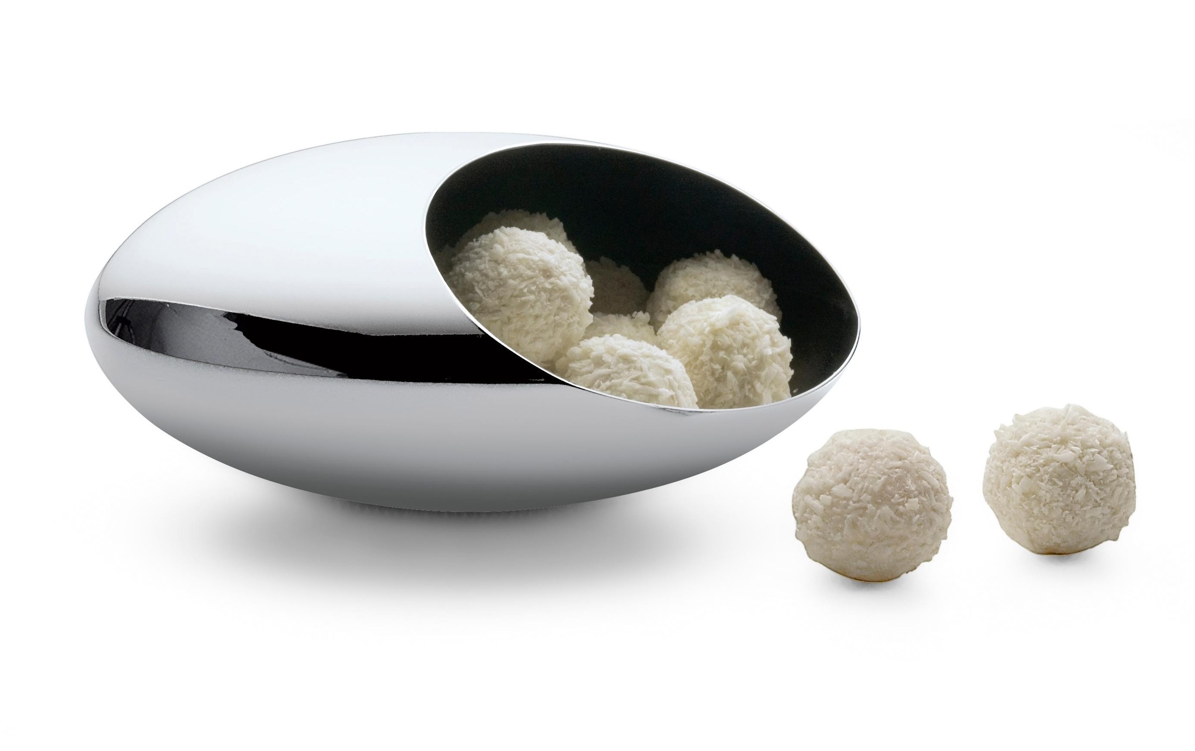 Image of PHILIPPI Schale "Cocoon Inox 16 x 8 cm" aus Edelstahl