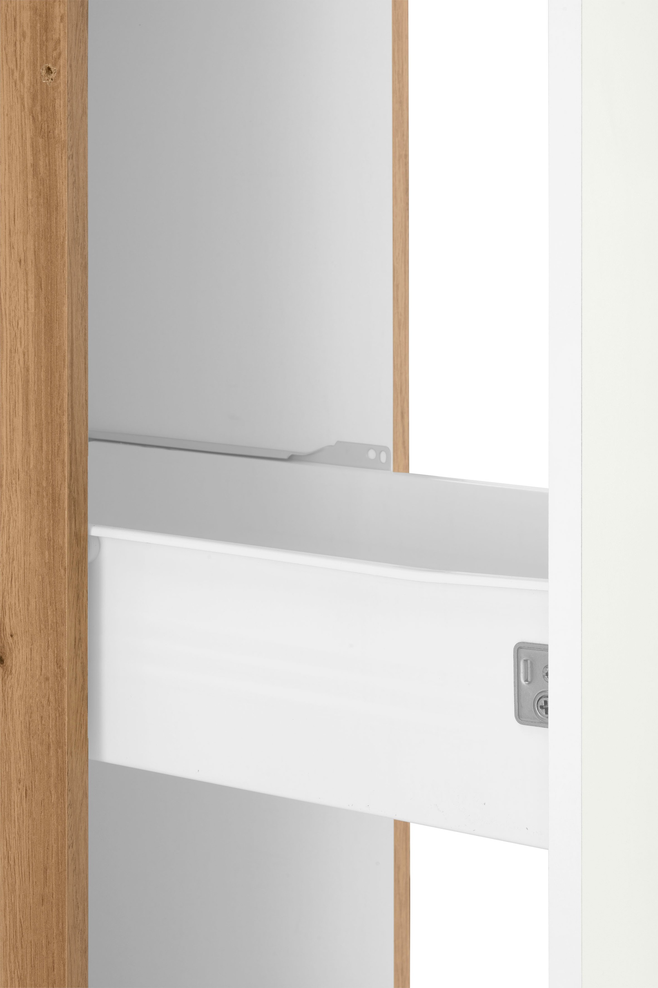 KOCHSTATION Armoire à pharmacie »KS-Colmar« 30 cm de large, 165 cm de haut, avec 3 étagères, avec poignée en métal
