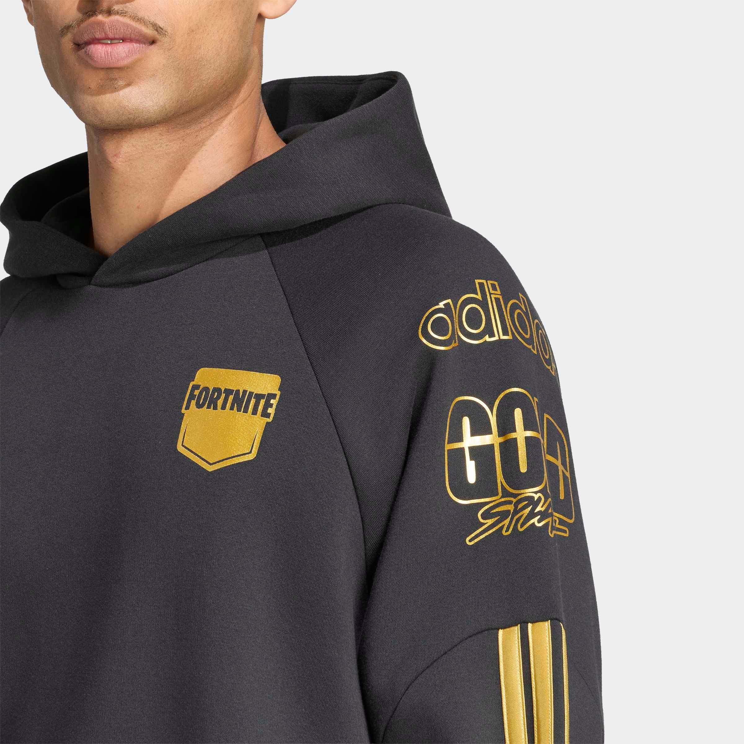adidas Sportswear Sweat à capuche »ADIDAS X FORTNITE TIRO HOODIE«, avec fermeture éclair, en coton et polyester, longueur normale
