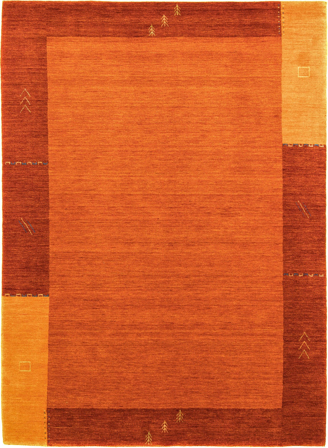 Image of morgenland Wollteppich »GABBEH FEIN TELLA«, rechteckig, 18 mm Höhe, reine Schurwolle Bordüre, Wohnzimmer bei Ackermann Versand Schweiz