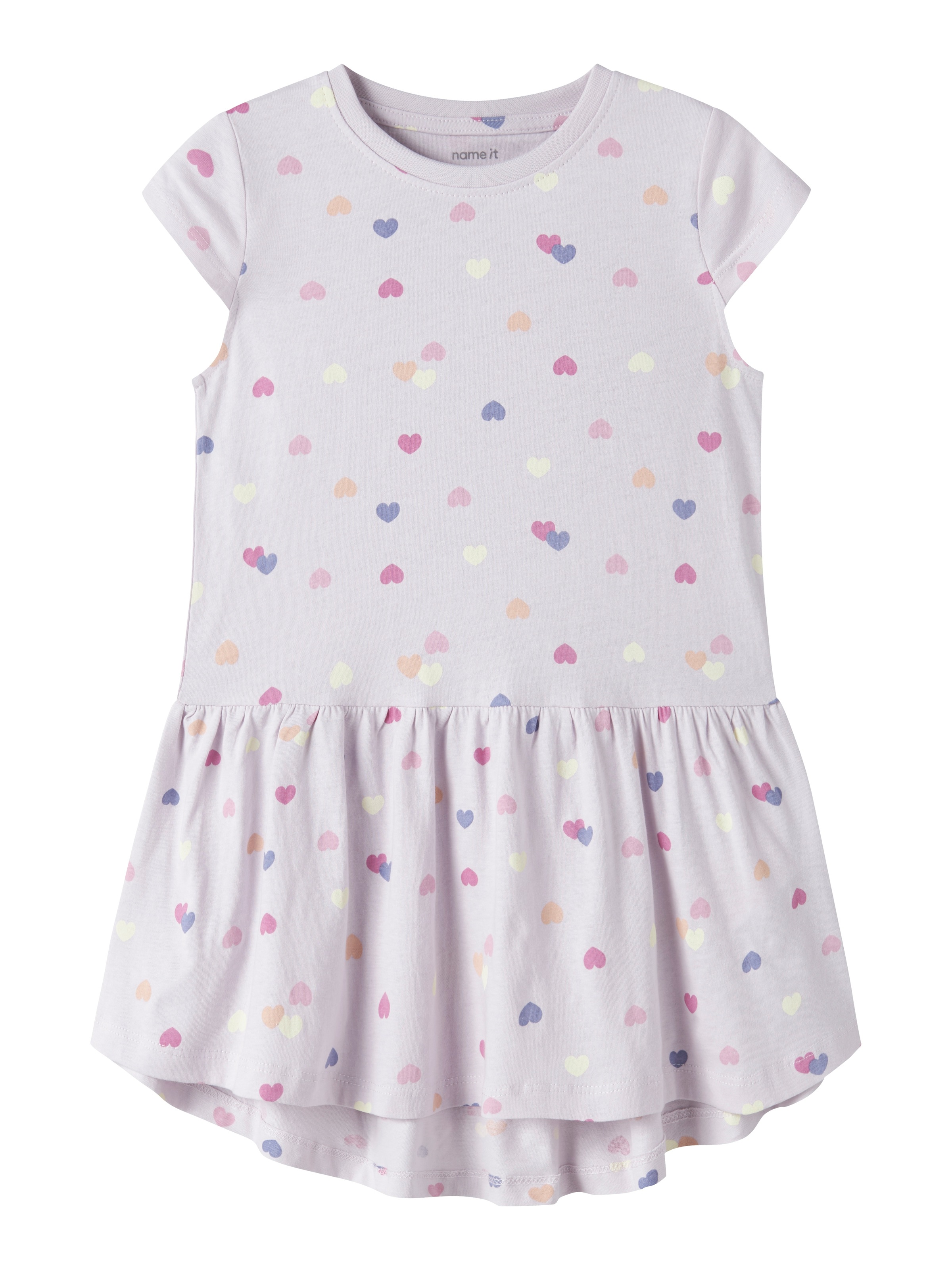 Image of Name It Jerseykleid "NMFVIGGA CAPSL DRESS F1 NOOS" Baumwolle, regular fit