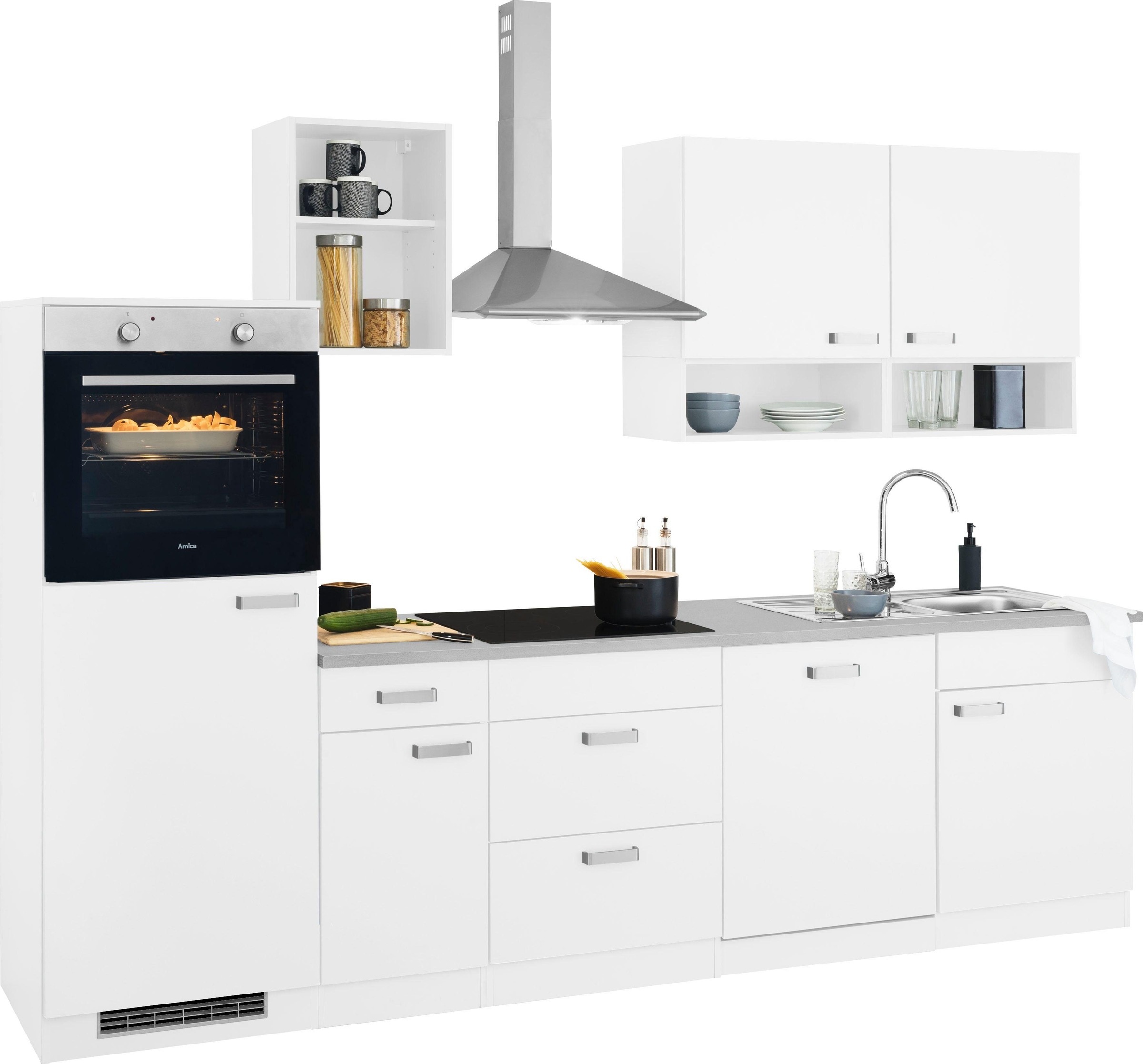 Image of wiho Küchen Küchenzeile »Husum«, ohne E-Geräte, Breite 280 cm bei Ackermann Versand Schweiz