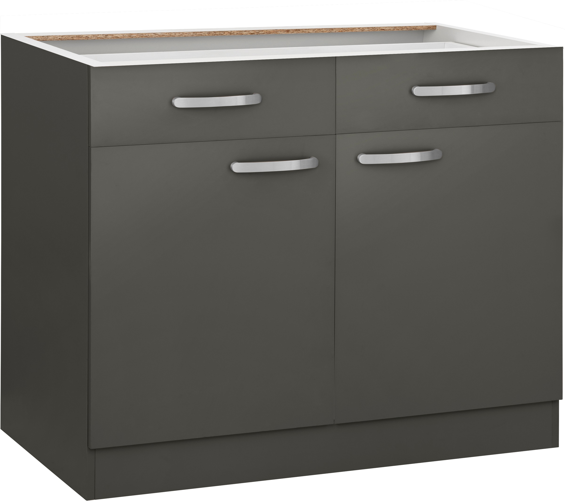 Image of wiho Küchen Unterschrank »Kansas«, 100 cm breit, ohne Arbeitsplatte bei Ackermann Versand Schweiz