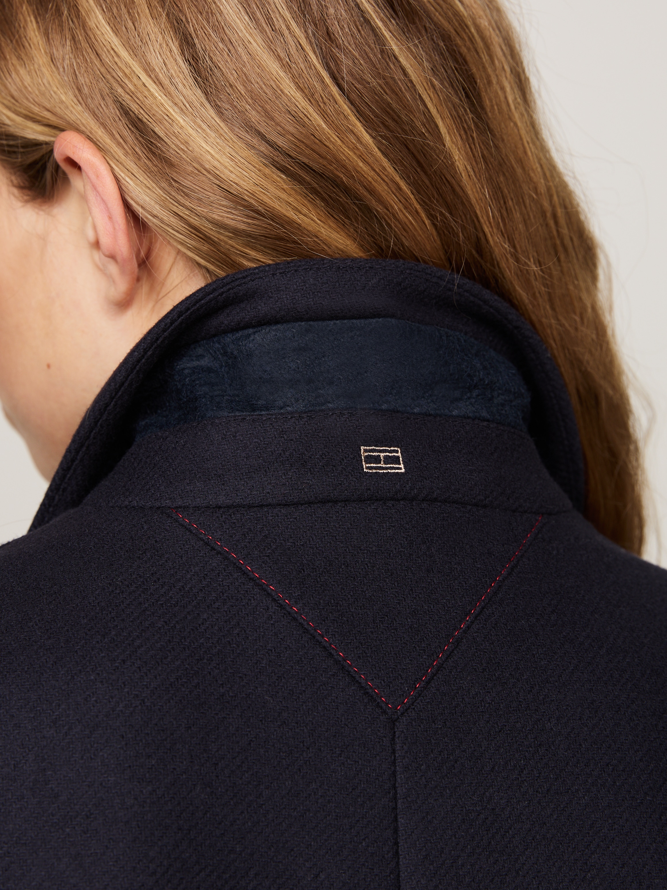 Tommy Hilfiger Langmantel, mit Logoprägung