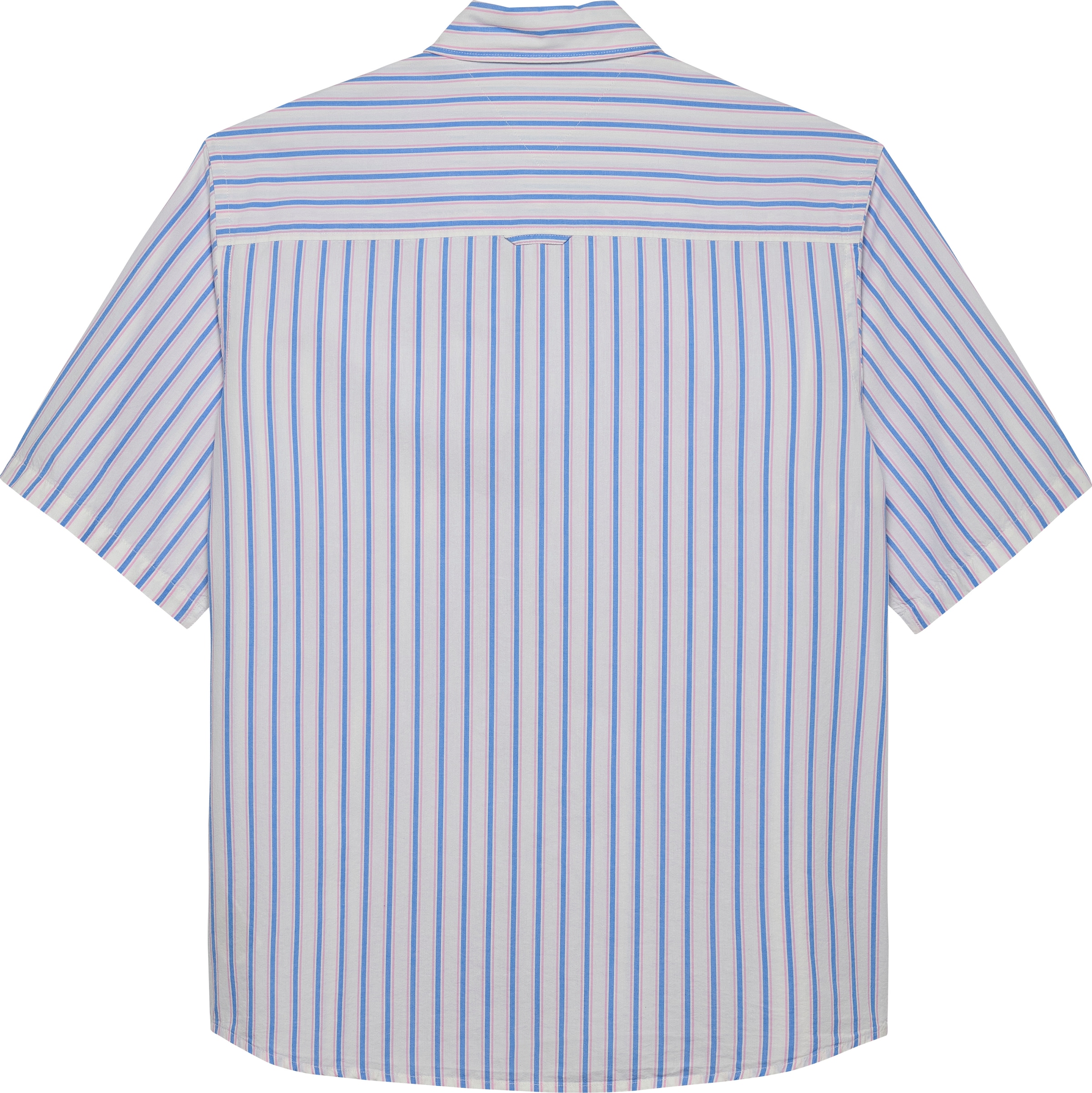 Tommy Jeans Kurzarmhemd »TJM POPLIN RLX SS SHIRT EXT«, Mit Rundhalsausschnitt