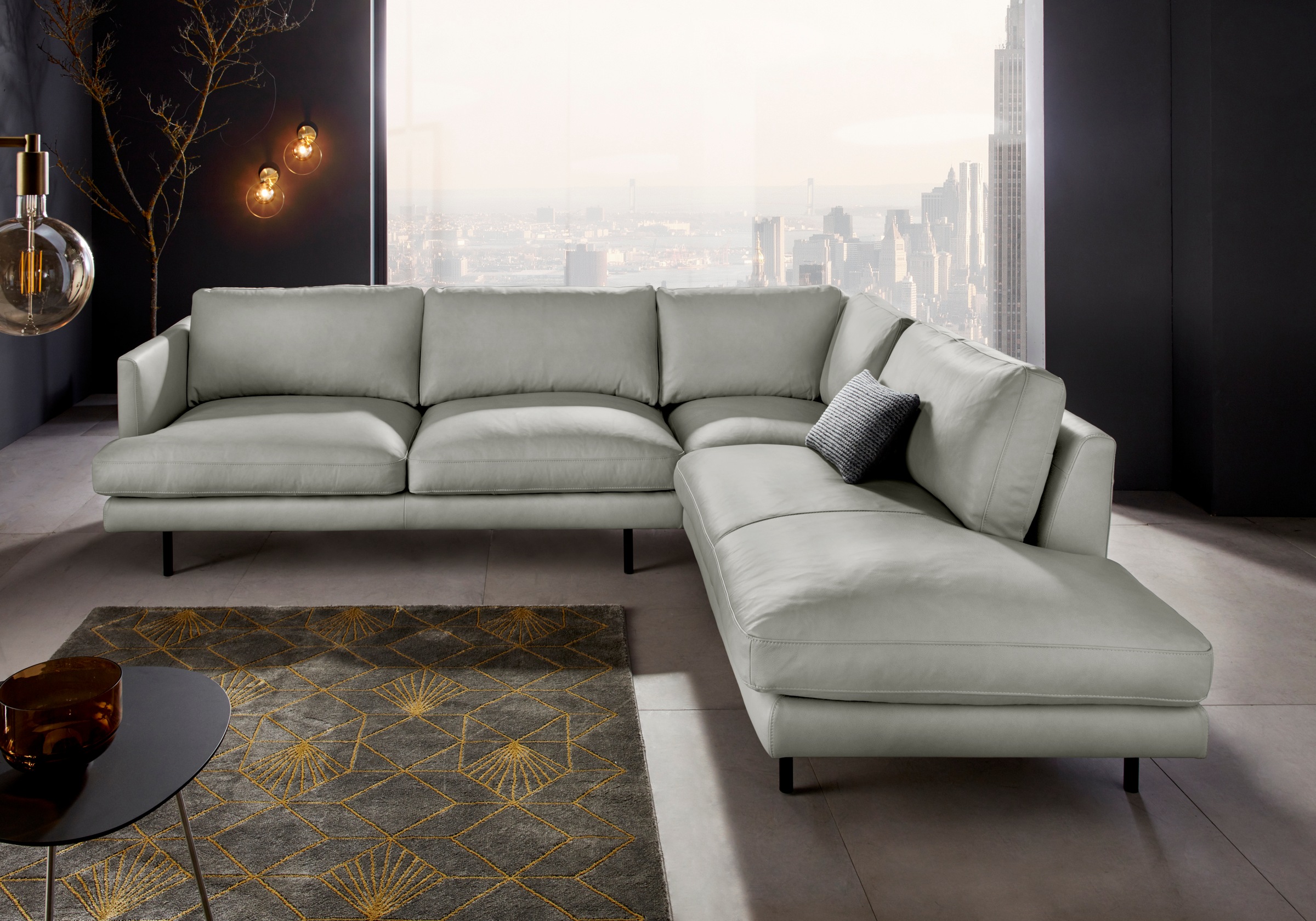 Image of Places of Style Ecksofa »Jayden«, auch in Echtleder, mit Wellenunterfederung bei Ackermann Versand Schweiz