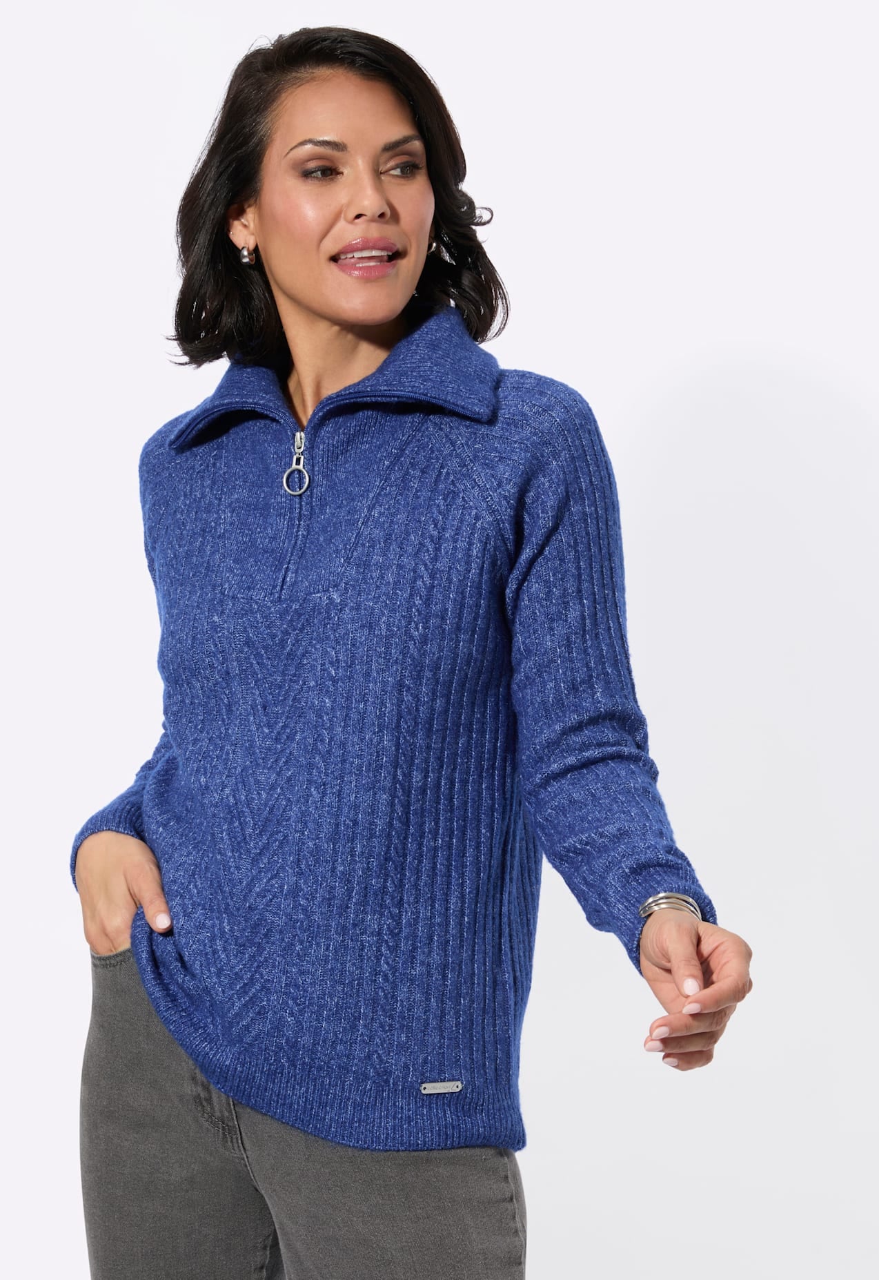 Image of Casual Looks Strickpullover "Troyer"