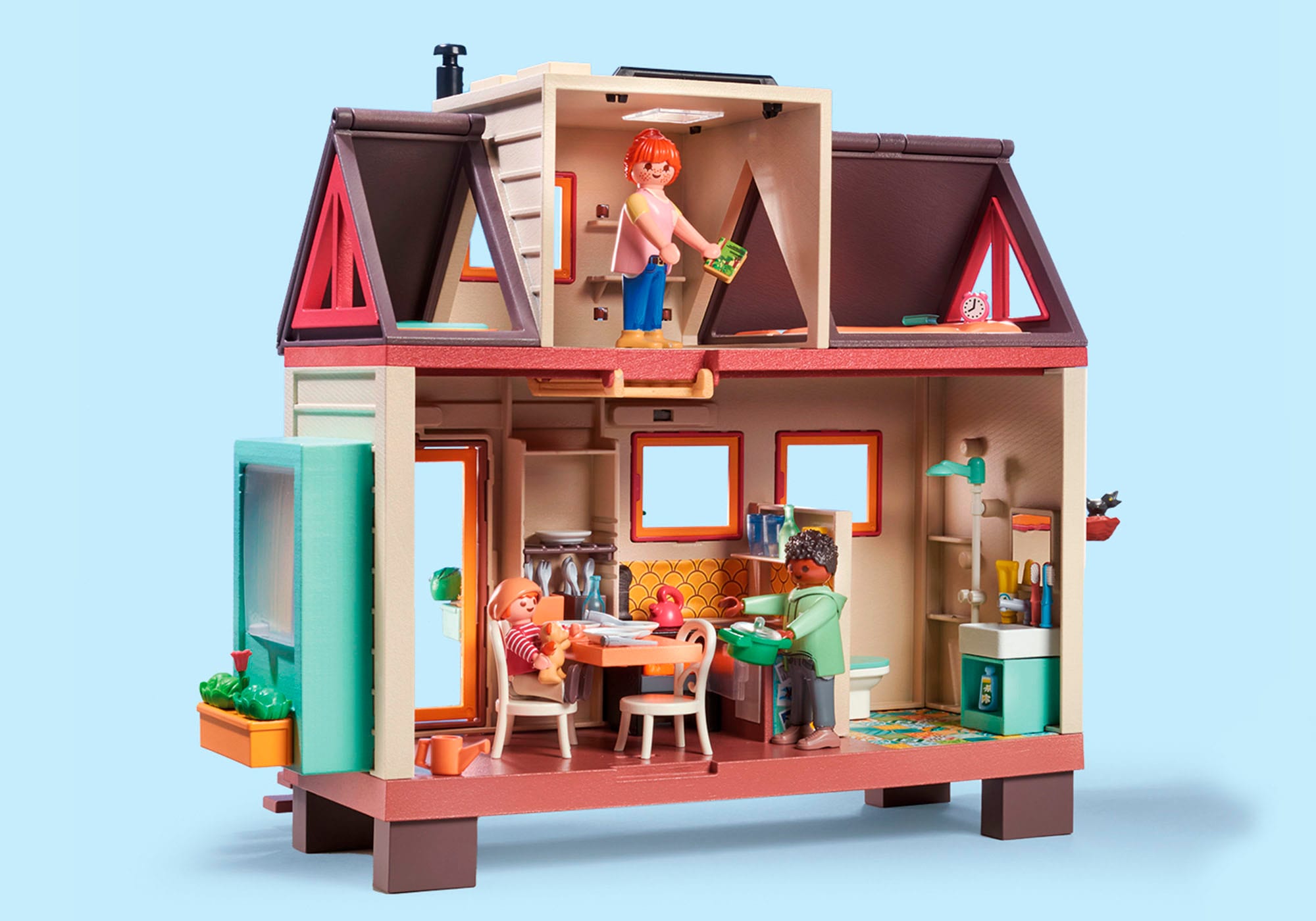 Playmobil® Konstruktions-Spielset »Tiny Haus (71509), My Life«, (160 St.), Made in Germany