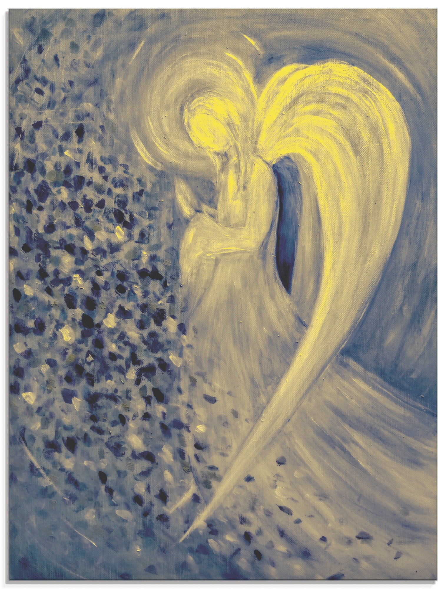 Image of Artland Glasbild "Engel der Nacht" Religion 1 Stk. tlg. in verschiedenen Grössen